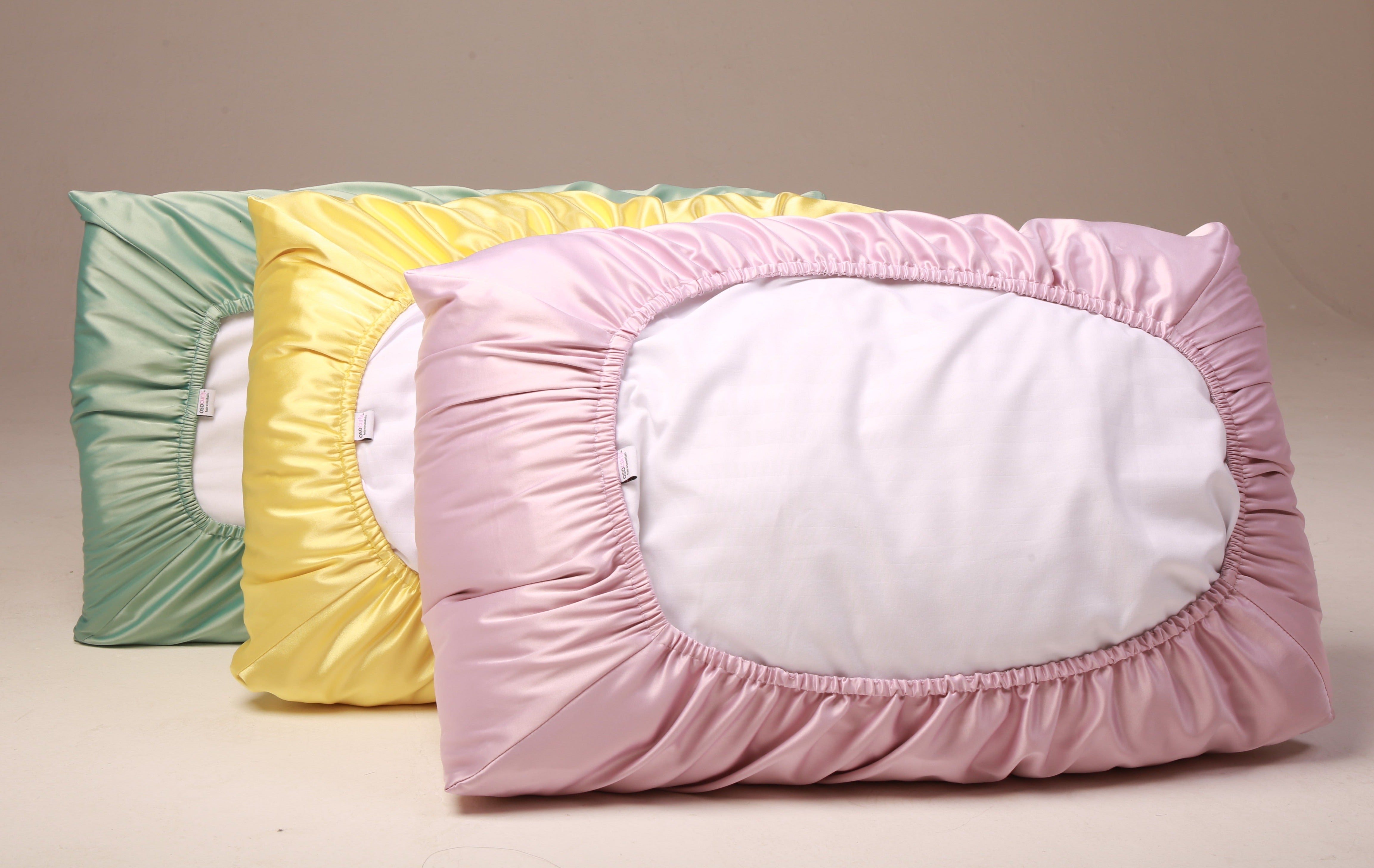 spring reversible satin pillowcase colours
