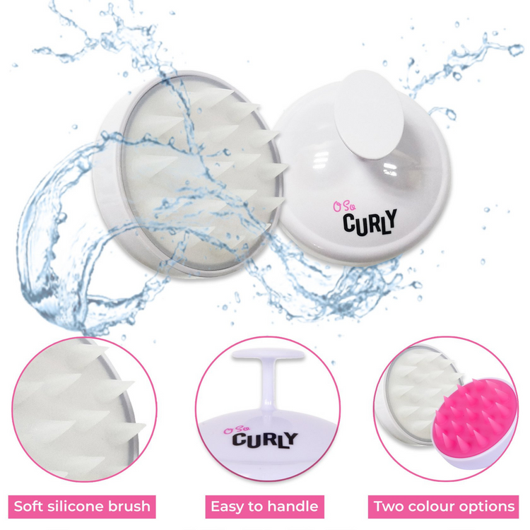O So Curly Scalp Massaging Shampoo Brush
