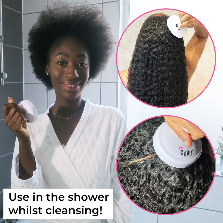 O So Curly Scalp Massaging Shampoo Brush