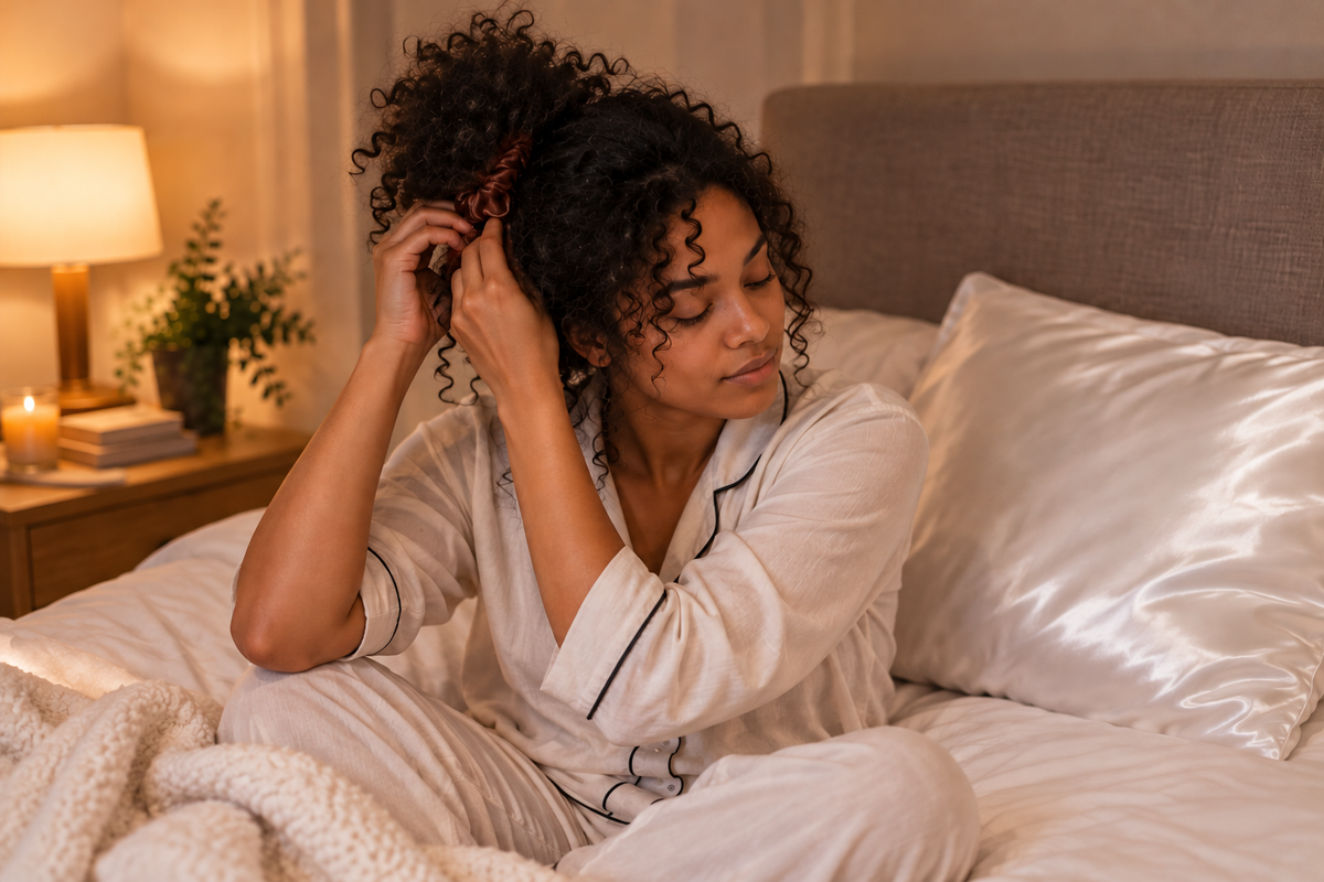 How to Reduce Frizz and Tangles in Curly Hair Overnight