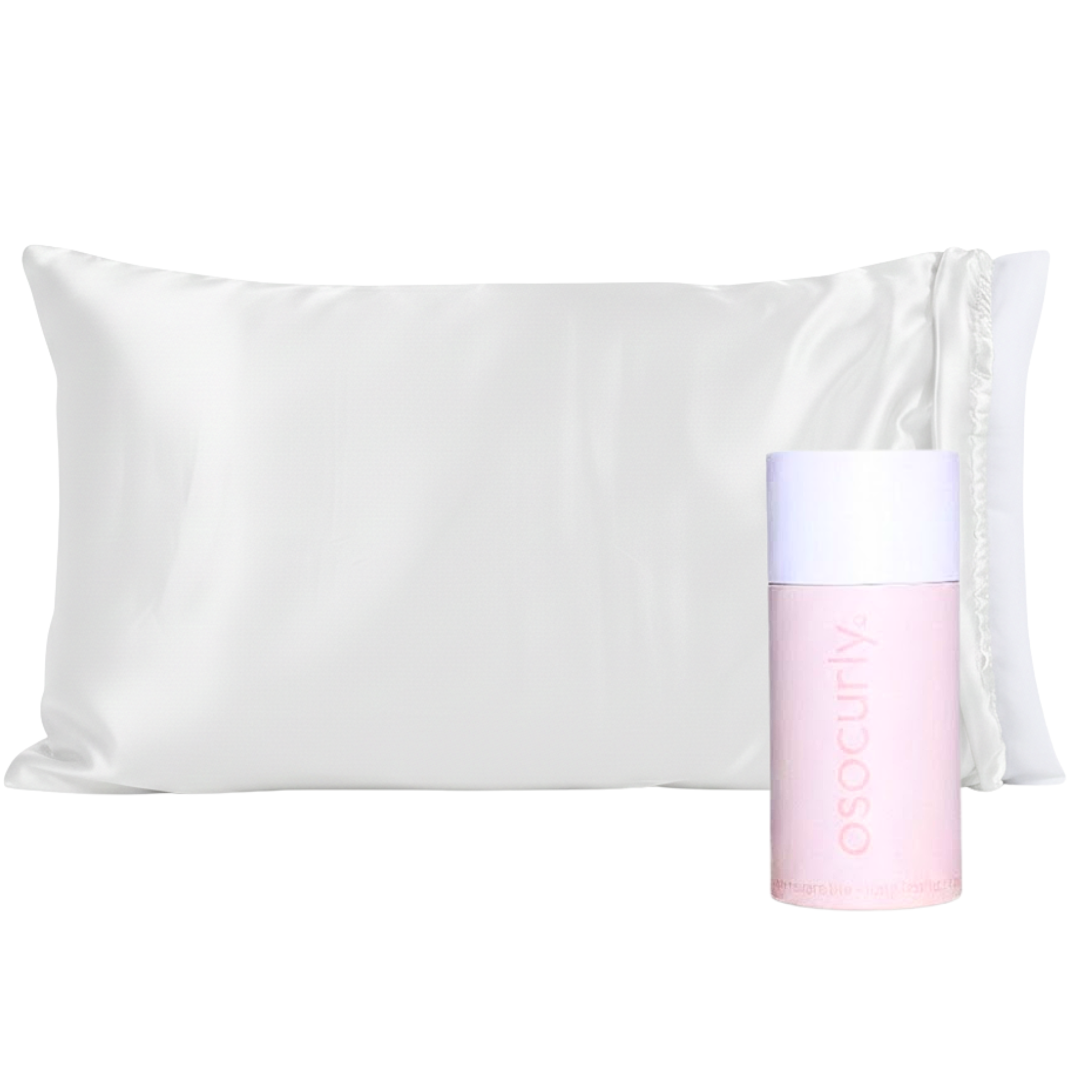 2-in-1 Satin Pillowcase Bonnet® for Curly Hair | Silky Soft Double Layered Satin