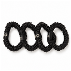 Slim Satin Scrunchies (Pack of 4)