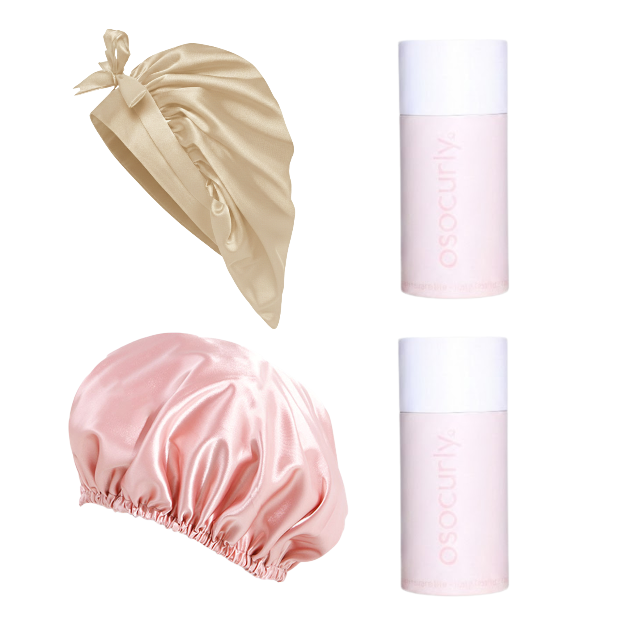 Satin-Tie Bonnet & Reversible Bonnet Bundle