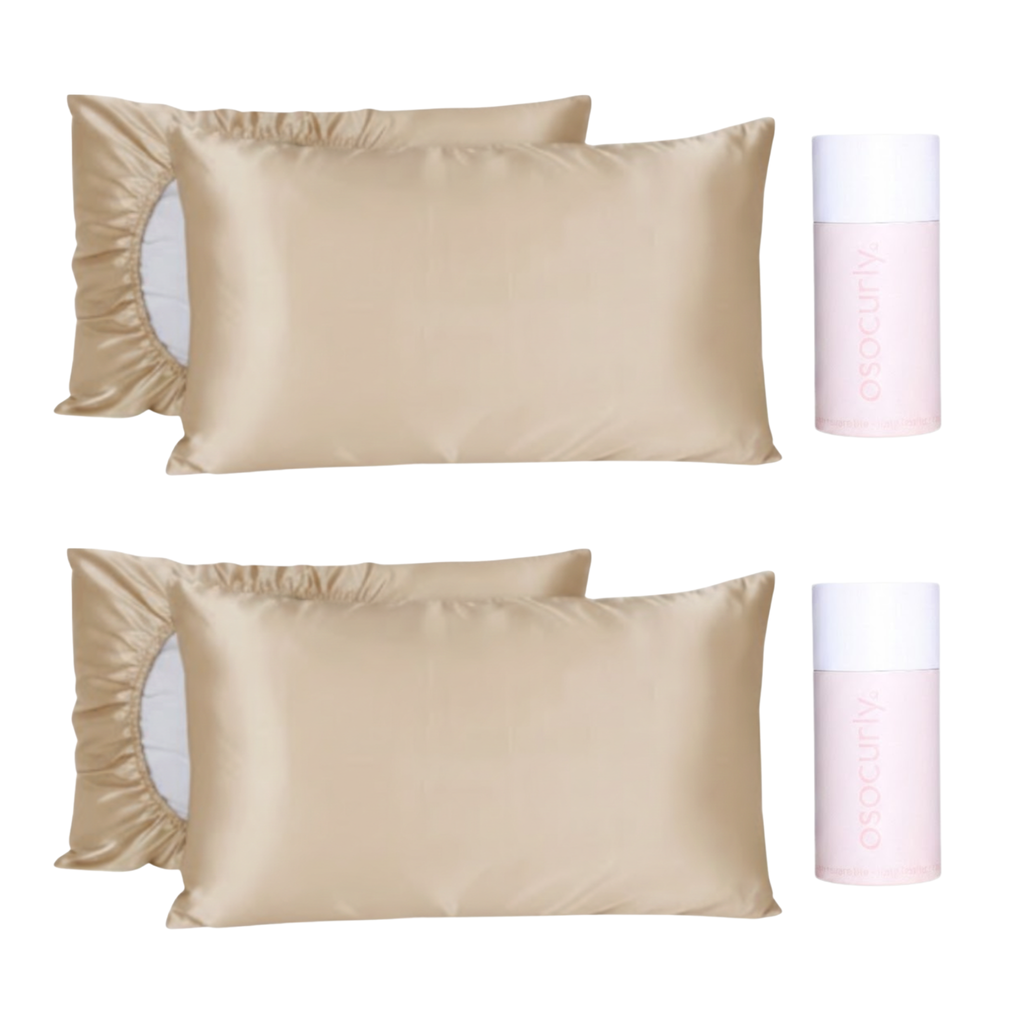 2x Reversible Satin Pillowcase Bundle