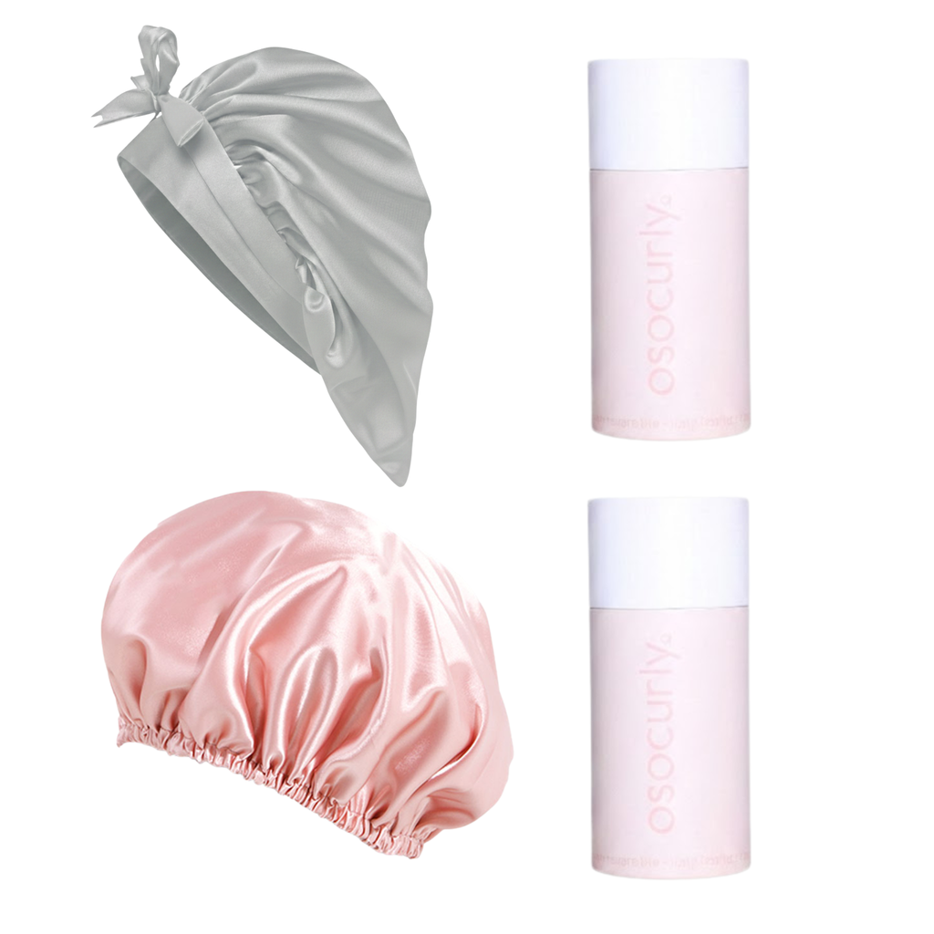Satin-Tie Bonnet & Reversible Bonnet Bundle