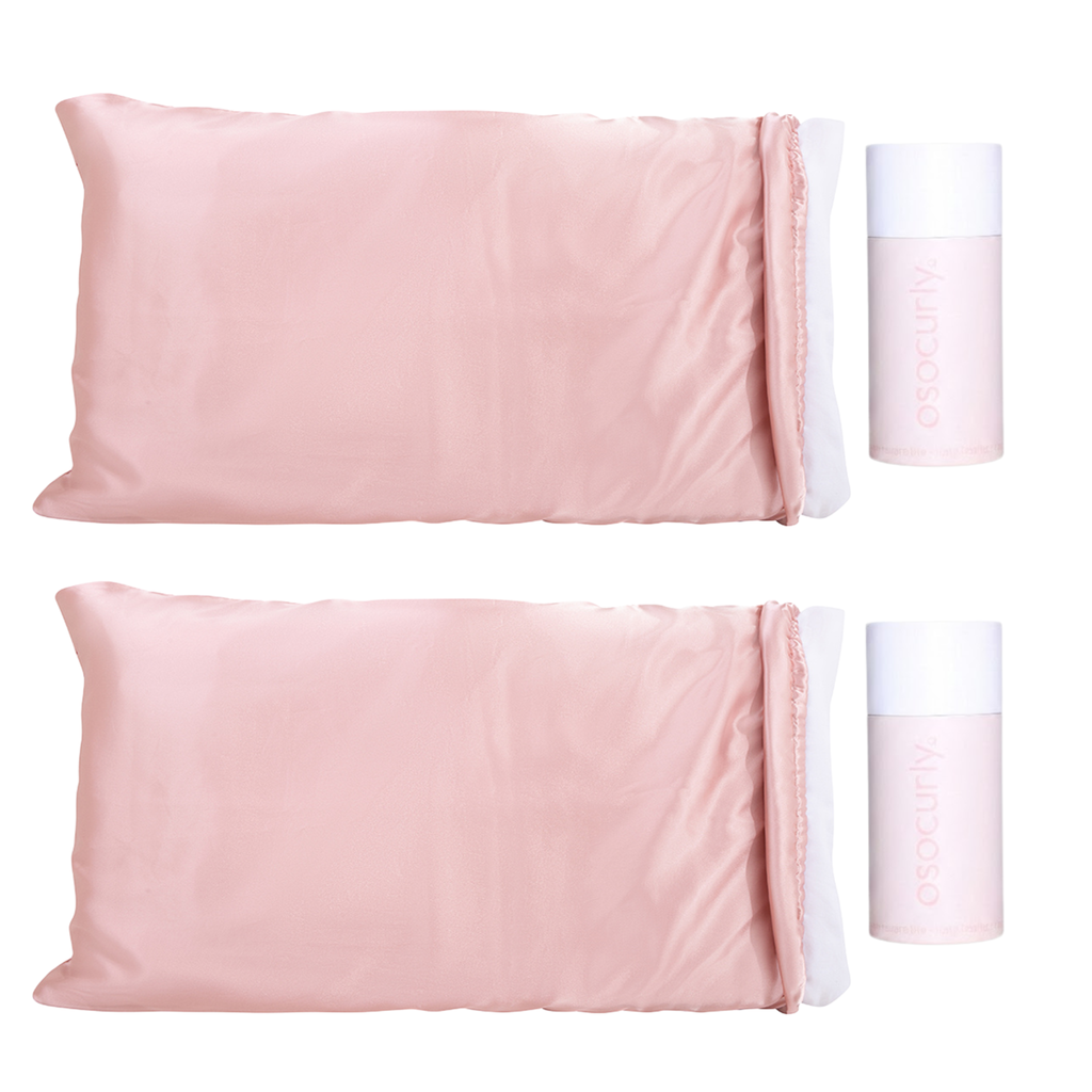 x2 Satin Pillowcase Bonnet Bundle