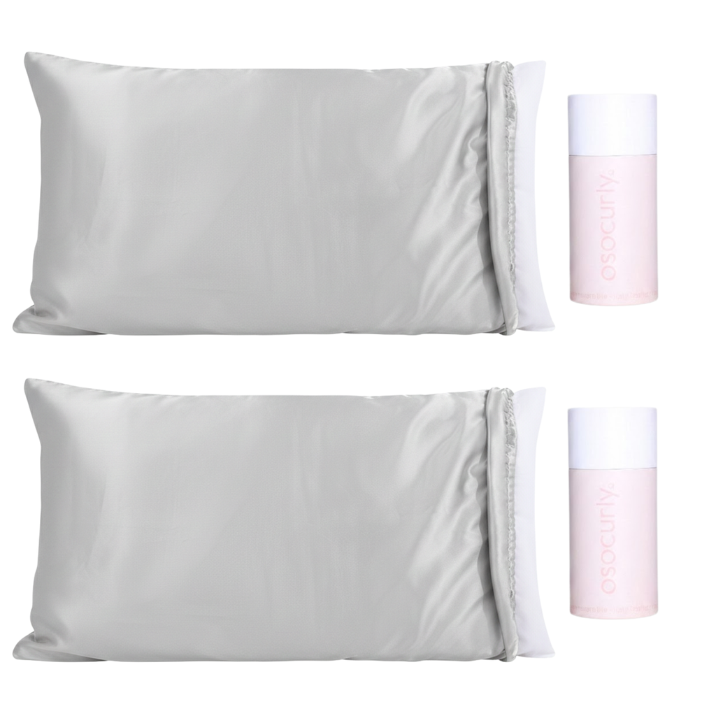 x2 Satin Pillowcase Bonnet Bundle