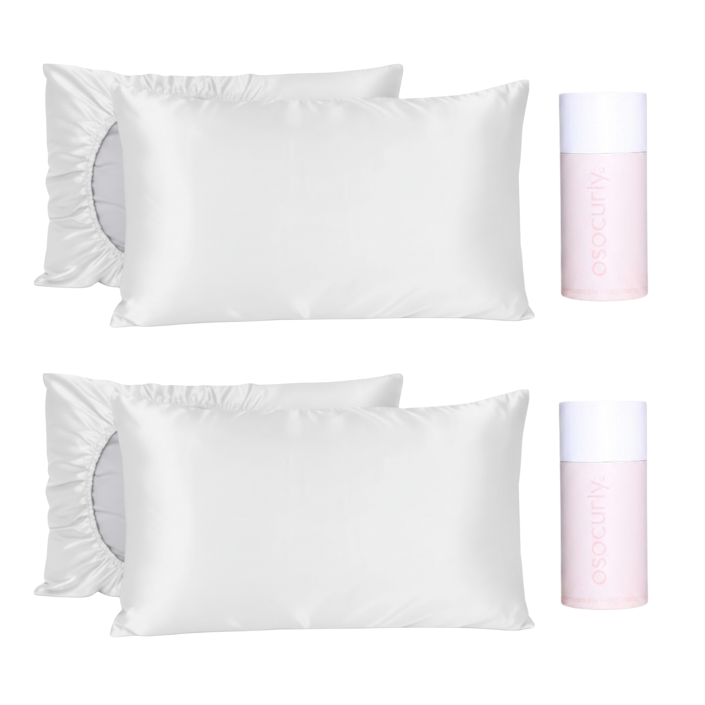 2x Reversible Satin Pillowcase Bundle