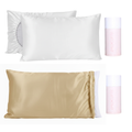 2x Reversible Satin Pillowcase Bundle