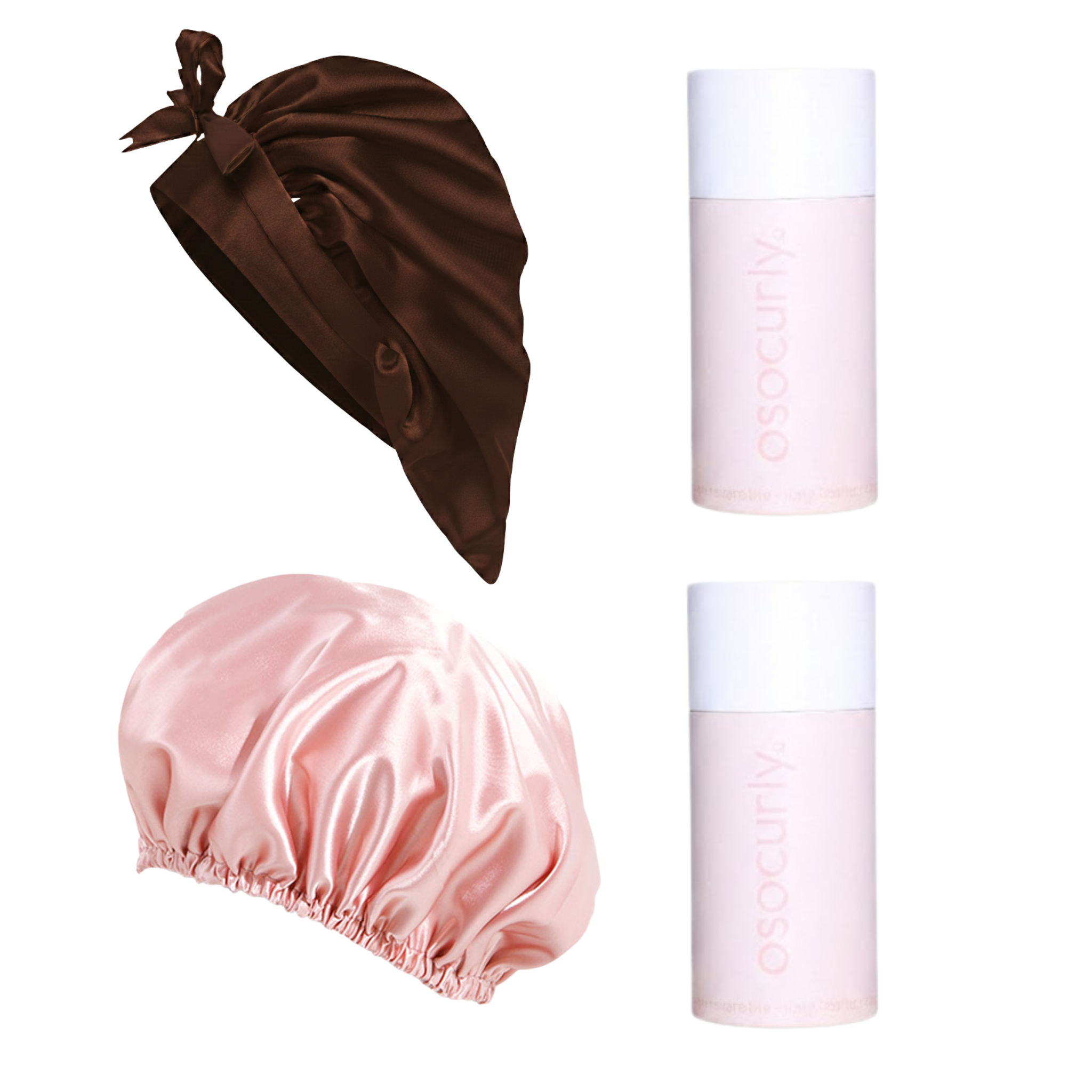 Satin-Tie Bonnet & Reversible Bonnet Bundle