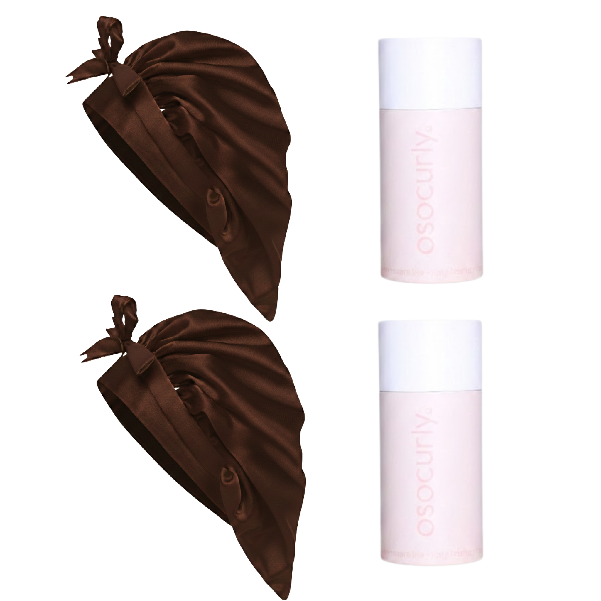 x2 Satin Tie Bonnet Bundle