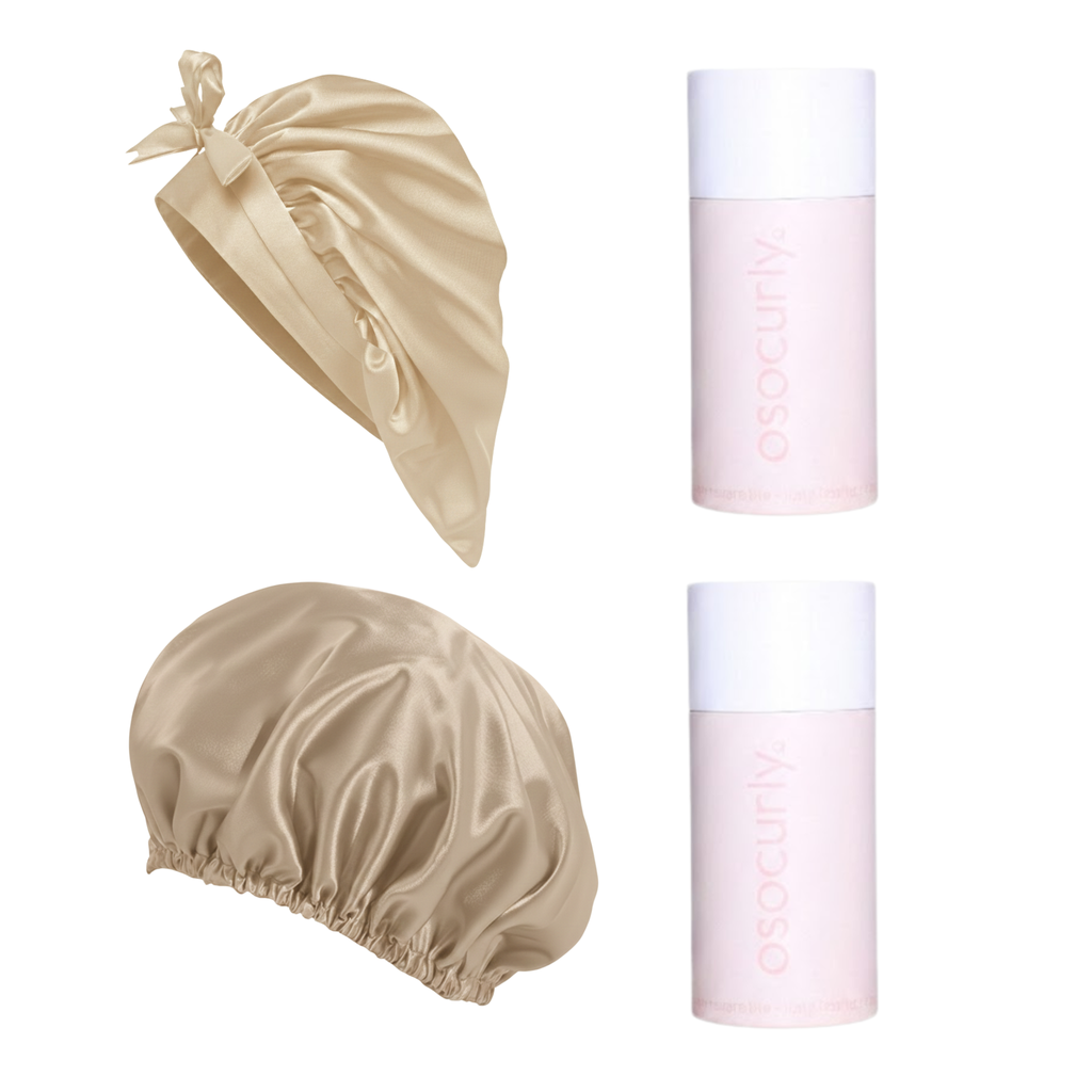 Satin-Tie Bonnet & Reversible Bonnet Bundle
