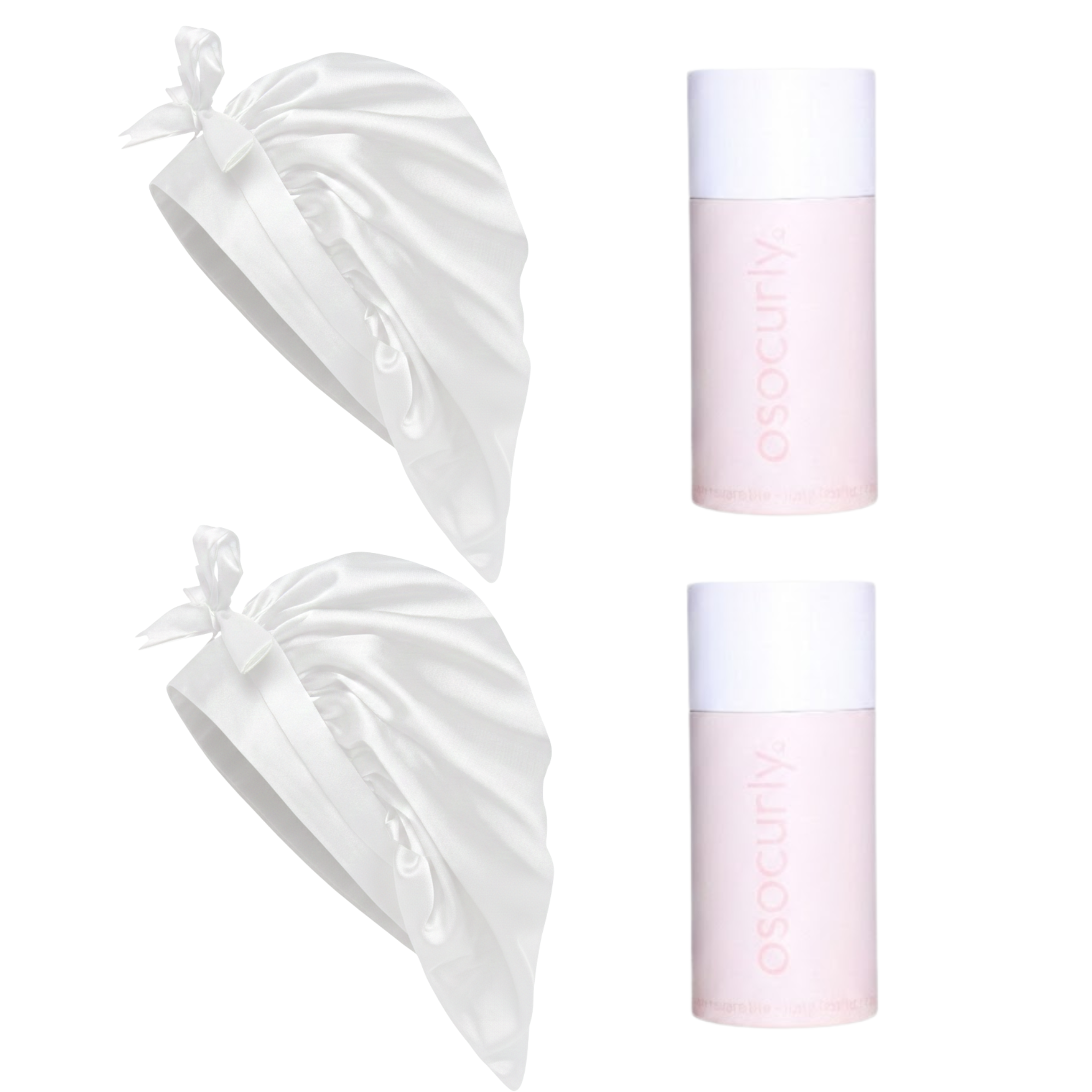 x2 Satin Tie Bonnet Bundle