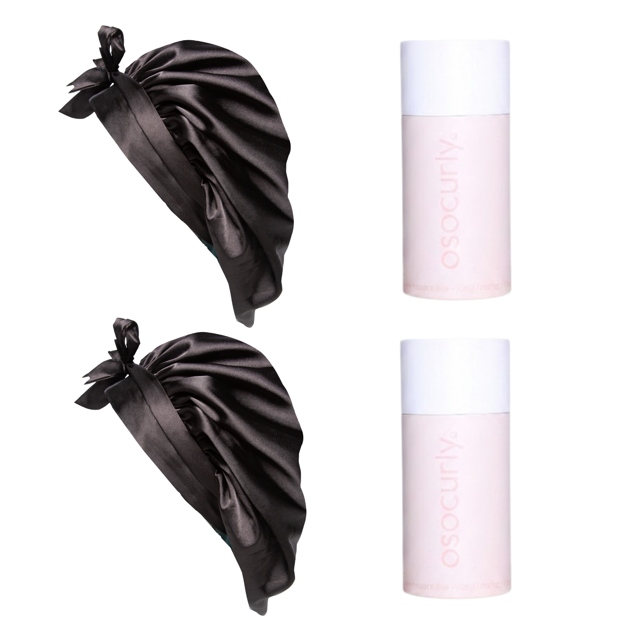x2 Satin Tie Bonnet Bundle