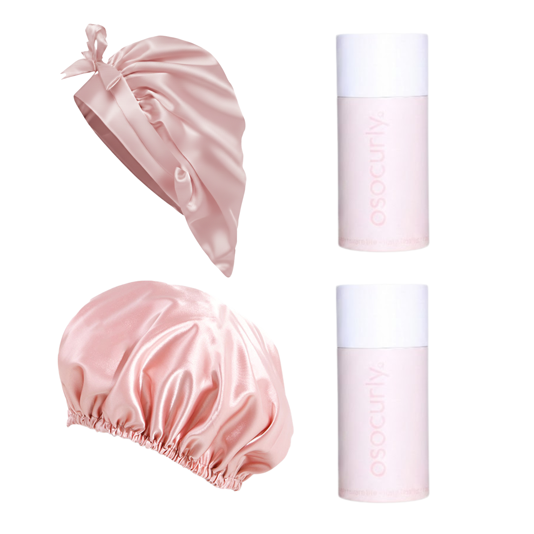 Satin-Tie Bonnet & Reversible Bonnet Bundle