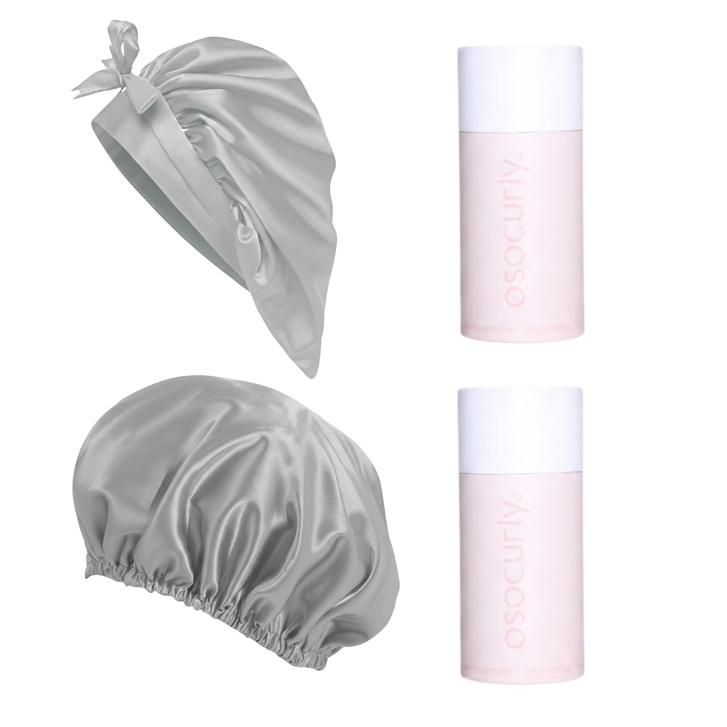 Satin-Tie Bonnet & Reversible Bonnet Bundle