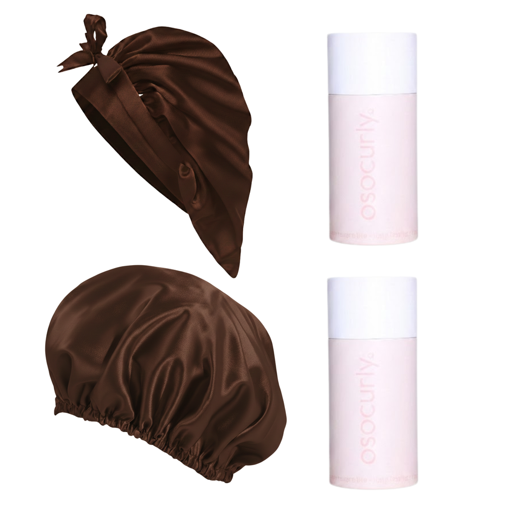 Satin-Tie Bonnet & Reversible Bonnet Bundle