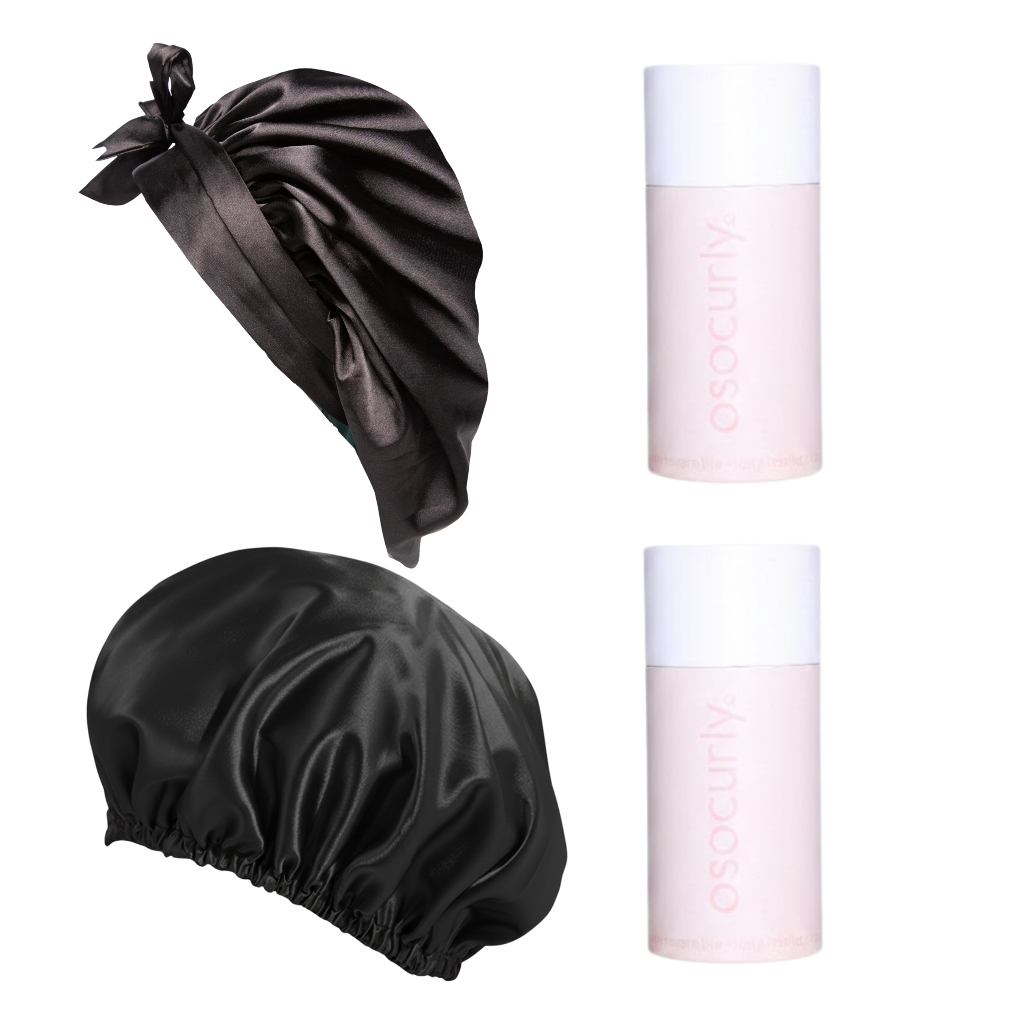 Satin-Tie Bonnet & Reversible Bonnet Bundle