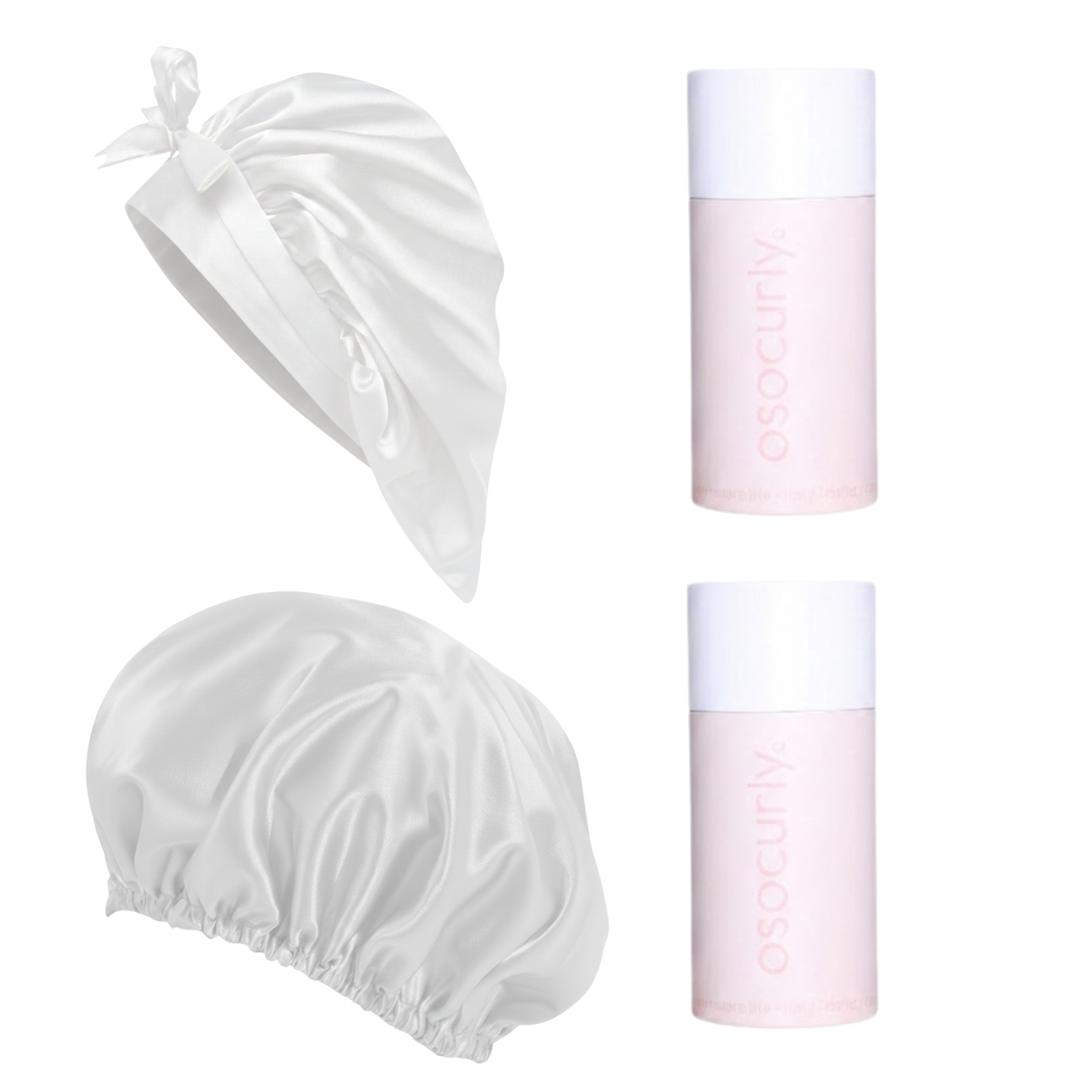Satin-Tie Bonnet & Reversible Bonnet Bundle