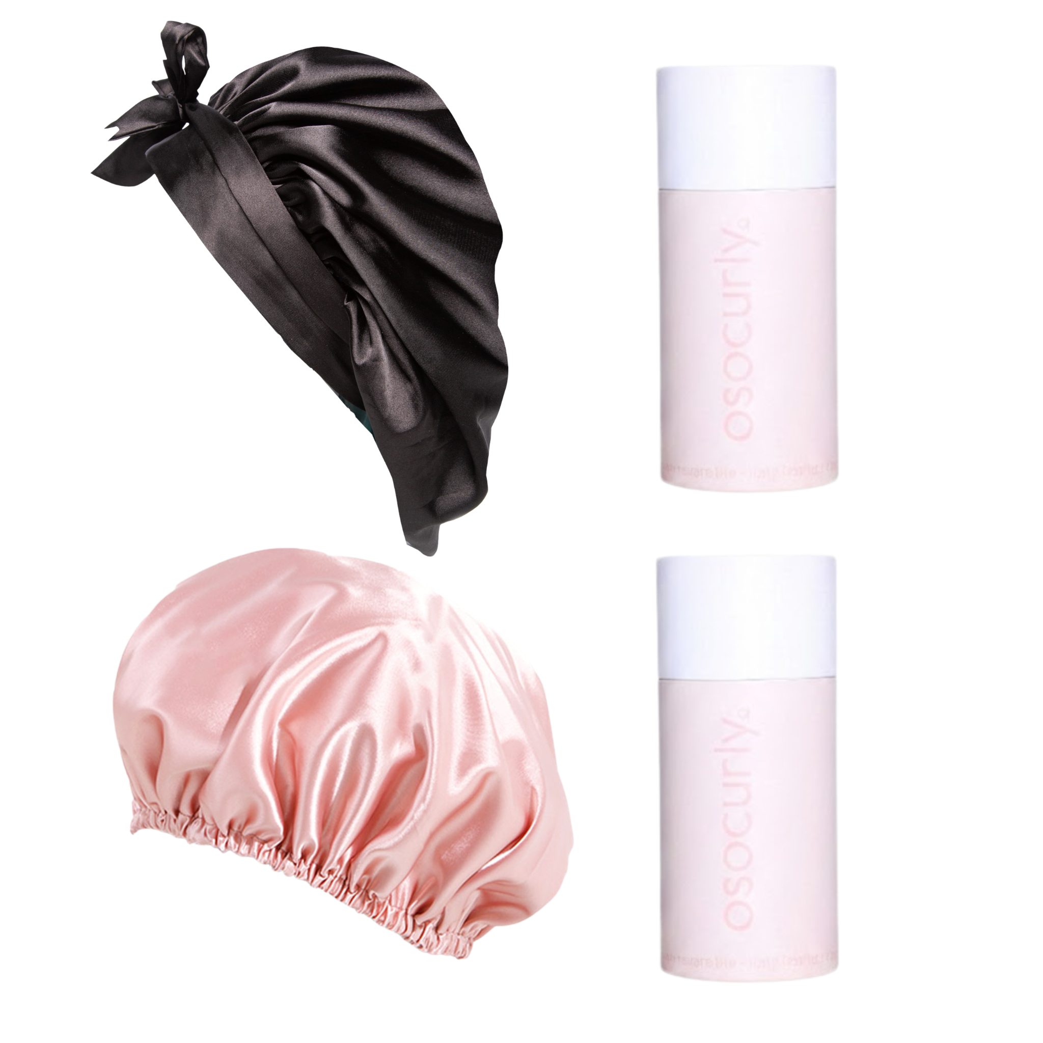 Satin-Tie Bonnet & Reversible Bonnet Bundle