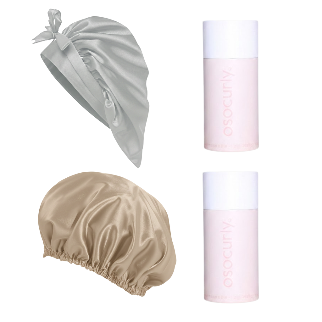 Satin-Tie Bonnet & Reversible Bonnet Bundle