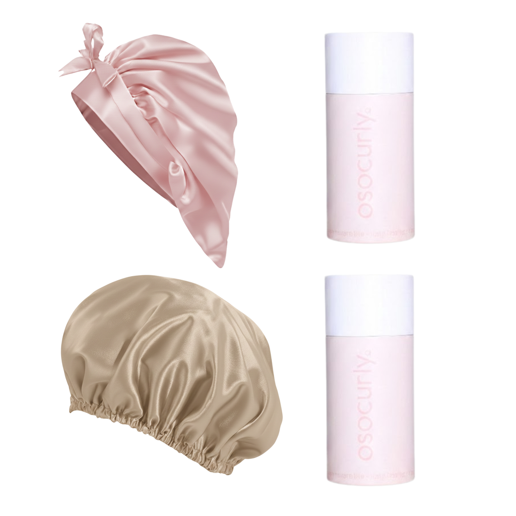 Satin-Tie Bonnet & Reversible Bonnet Bundle