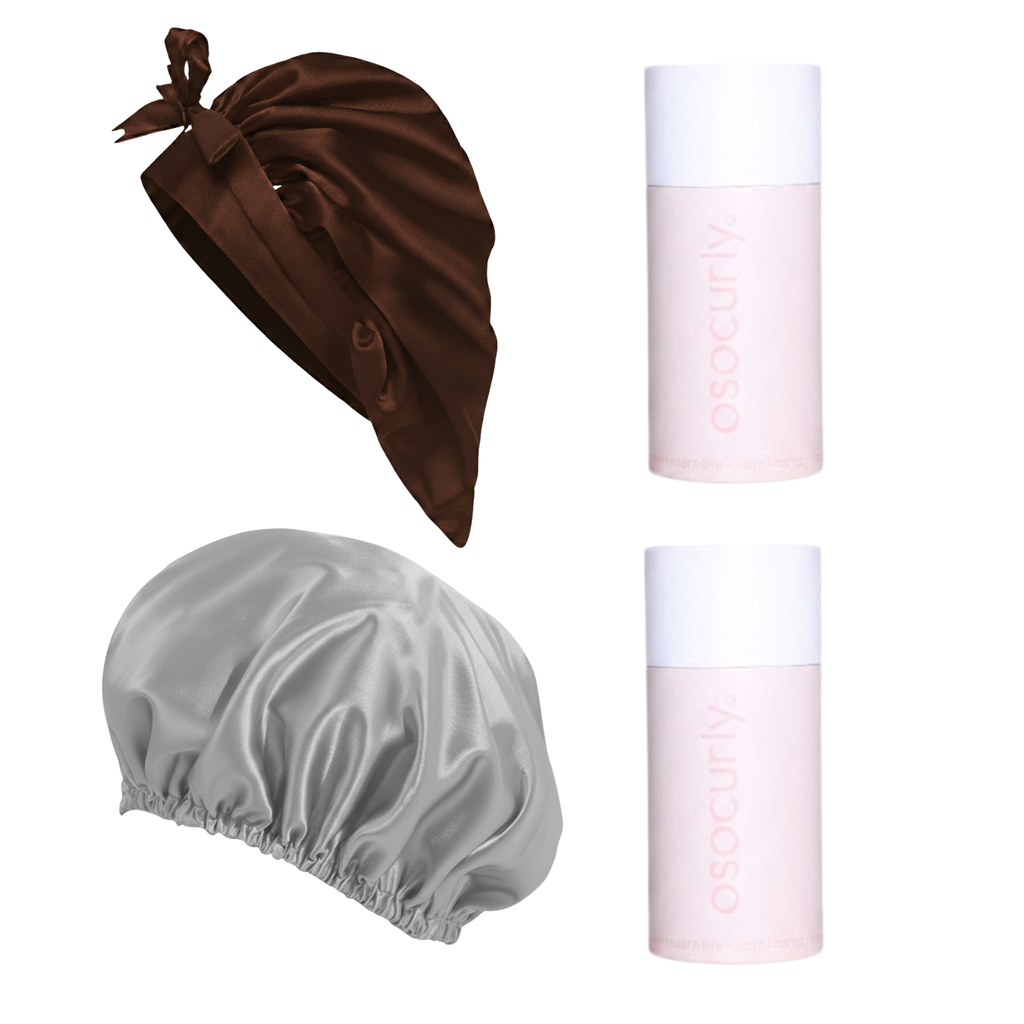 Satin-Tie Bonnet & Reversible Bonnet Bundle