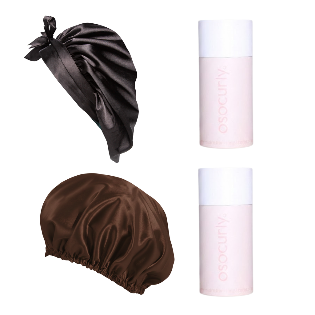 Satin-Tie Bonnet & Reversible Bonnet Bundle
