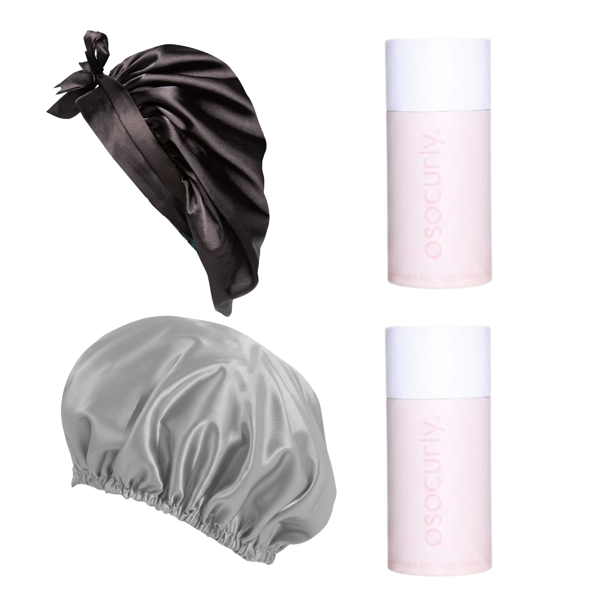 Satin-Tie Bonnet & Reversible Bonnet Bundle