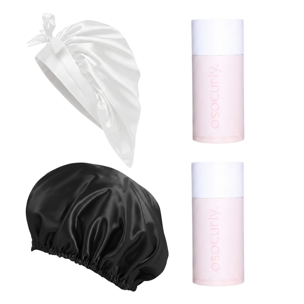 Satin-Tie Bonnet & Reversible Bonnet Bundle