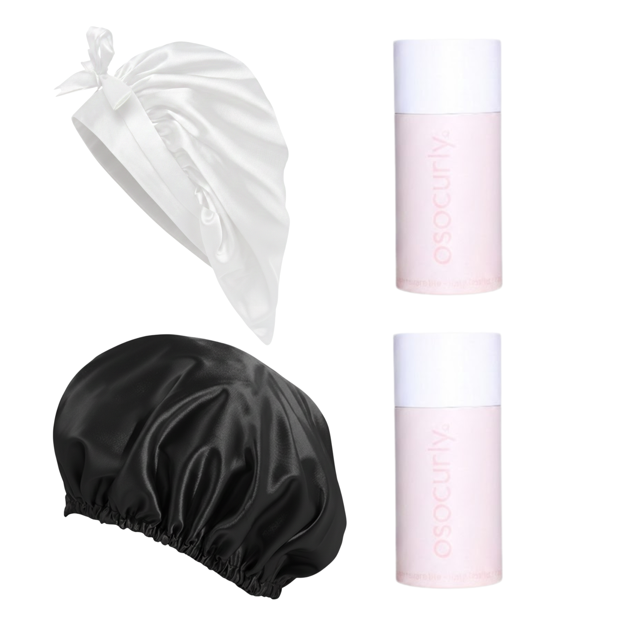 Satin-Tie Bonnet & Reversible Bonnet Bundle