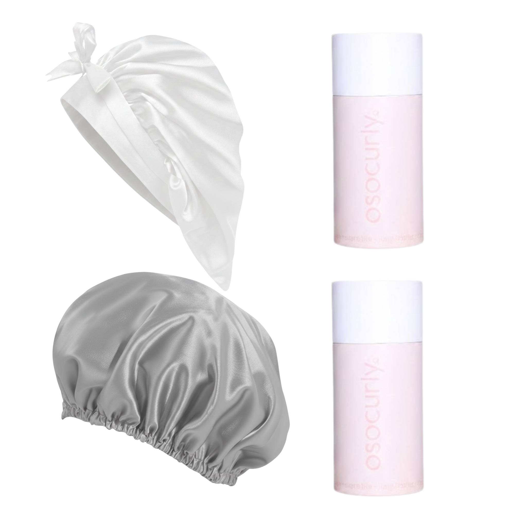 Satin-Tie Bonnet & Reversible Bonnet Bundle