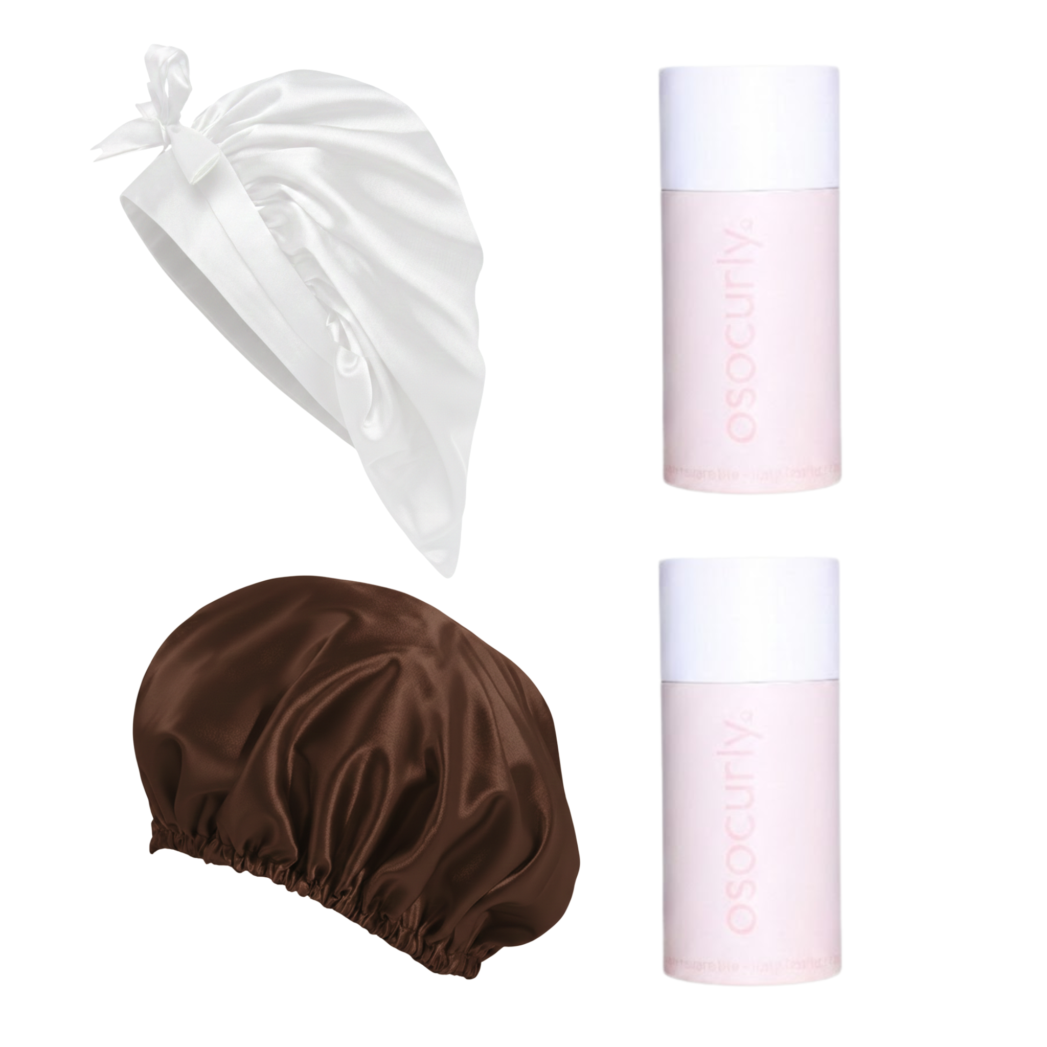 Satin-Tie Bonnet & Reversible Bonnet Bundle