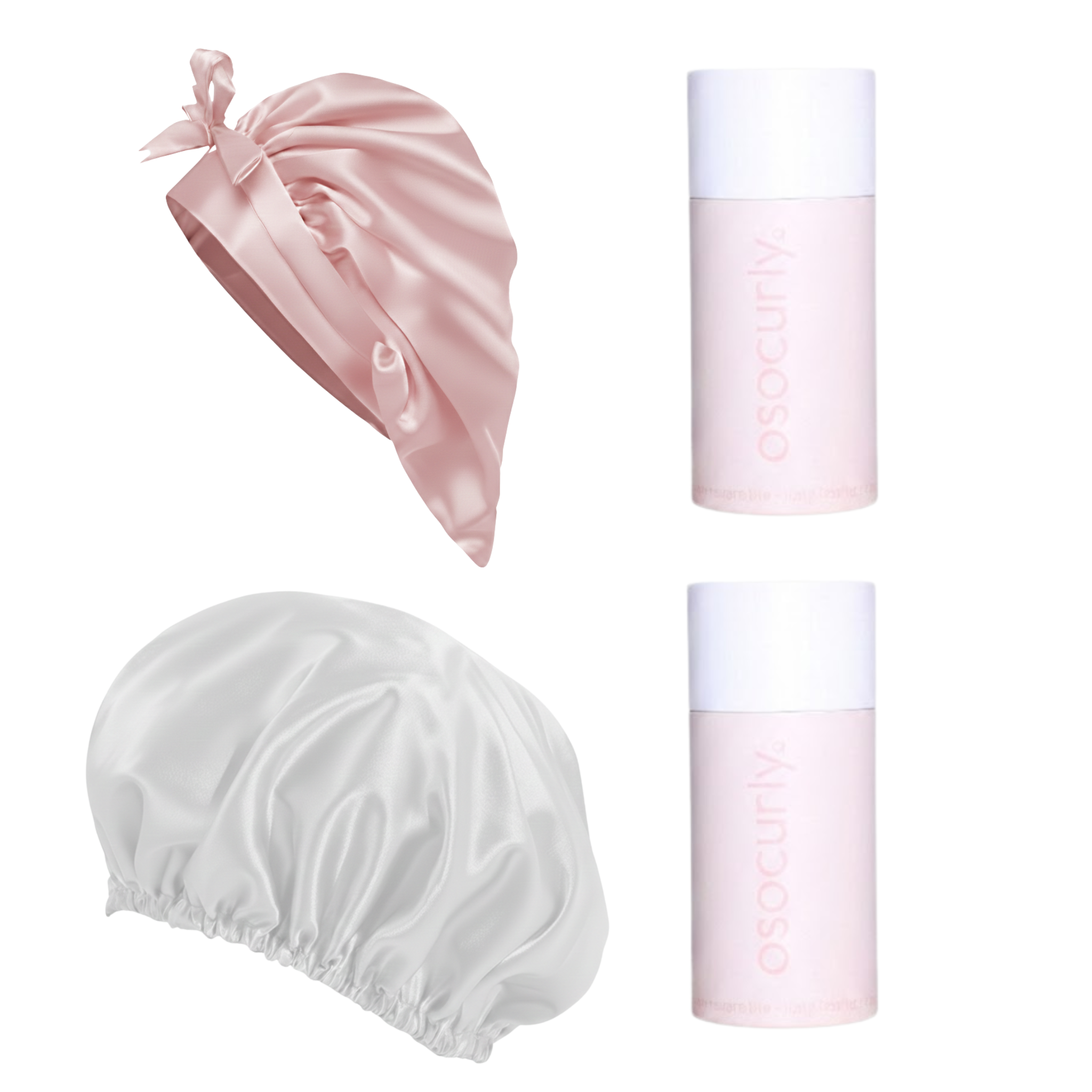 Satin-Tie Bonnet & Reversible Bonnet Bundle