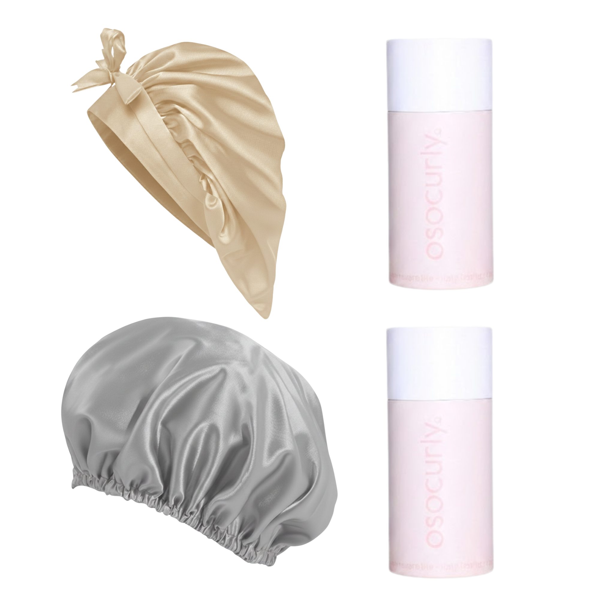 Satin-Tie Bonnet & Reversible Bonnet Bundle
