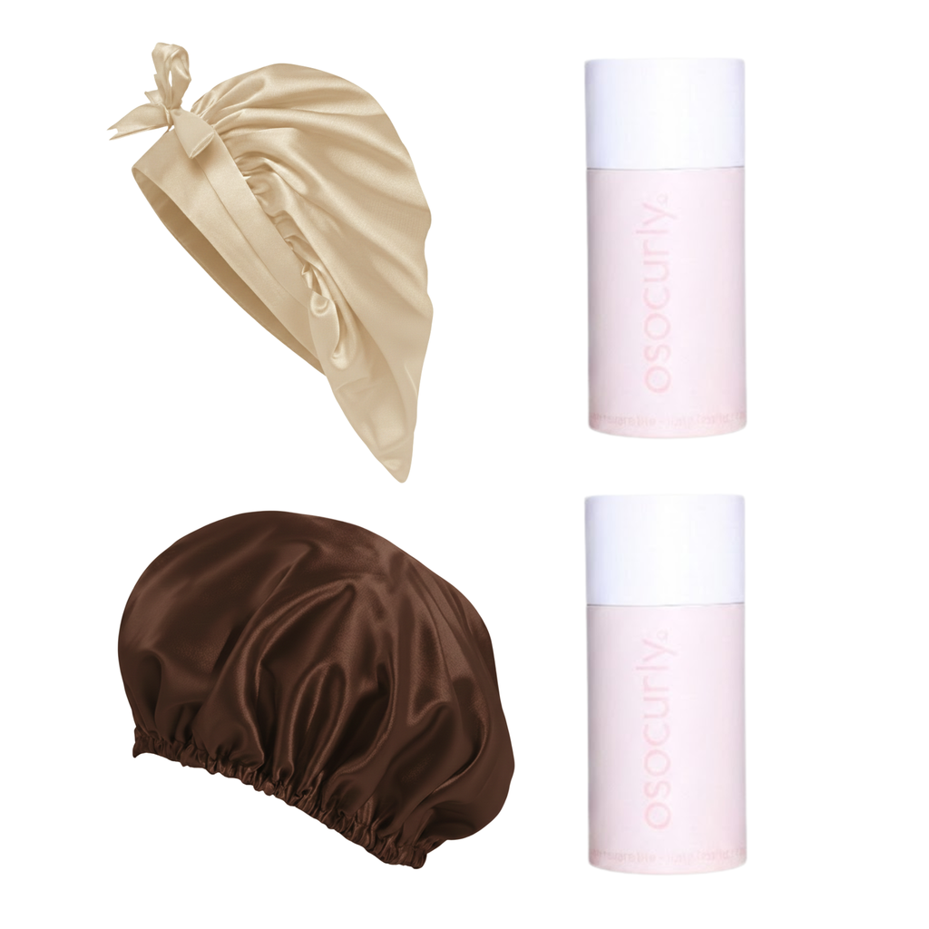 Satin-Tie Bonnet & Reversible Bonnet Bundle