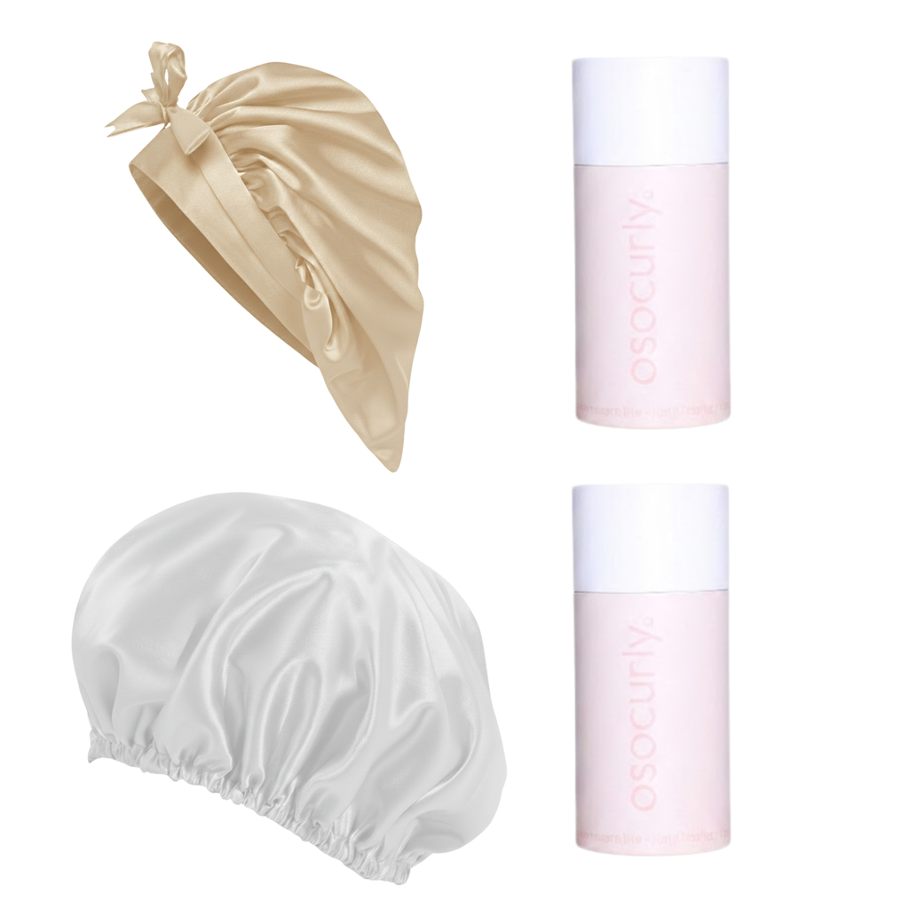 Satin-Tie Bonnet & Reversible Bonnet Bundle