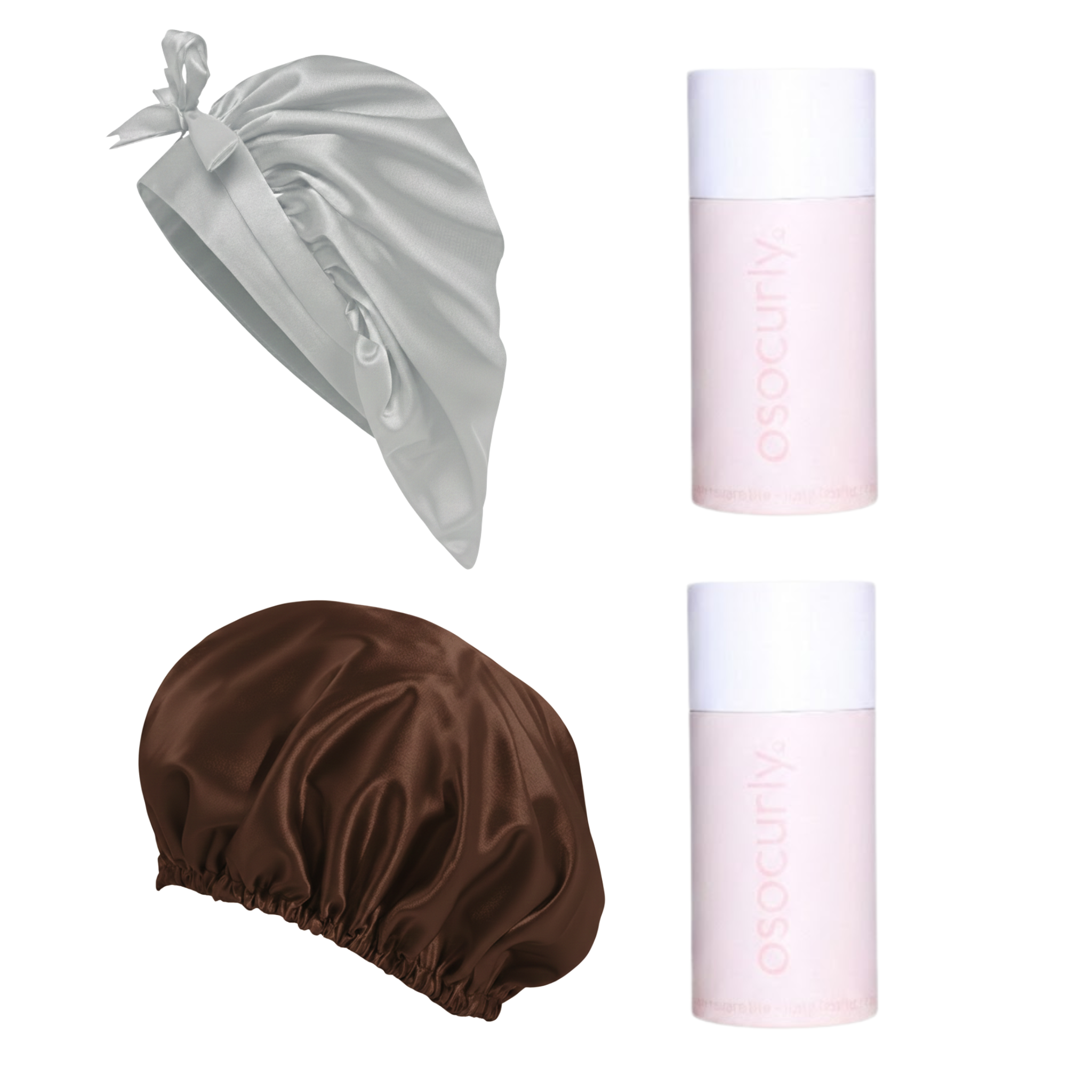 Satin-Tie Bonnet & Reversible Bonnet Bundle