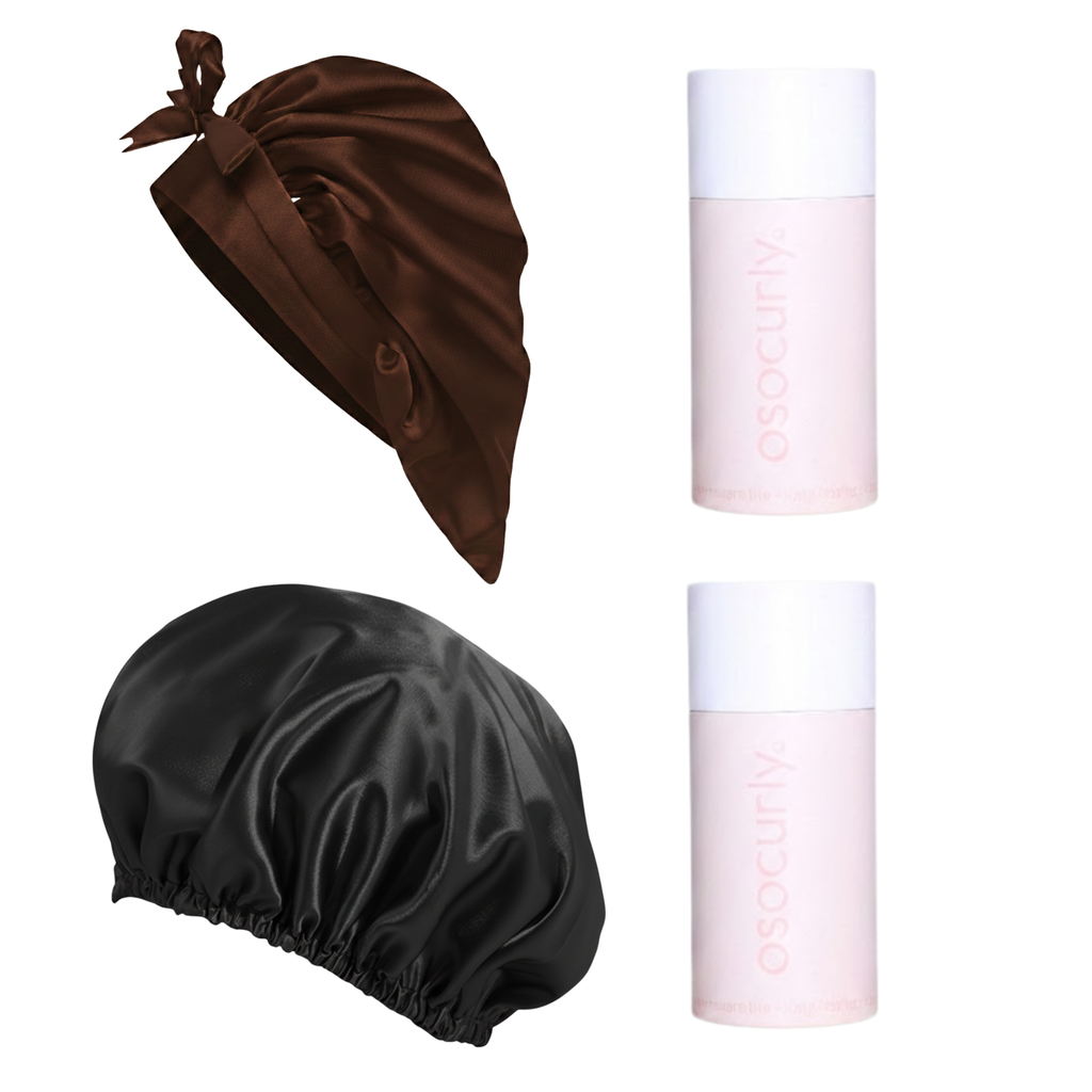 Satin-Tie Bonnet & Reversible Bonnet Bundle
