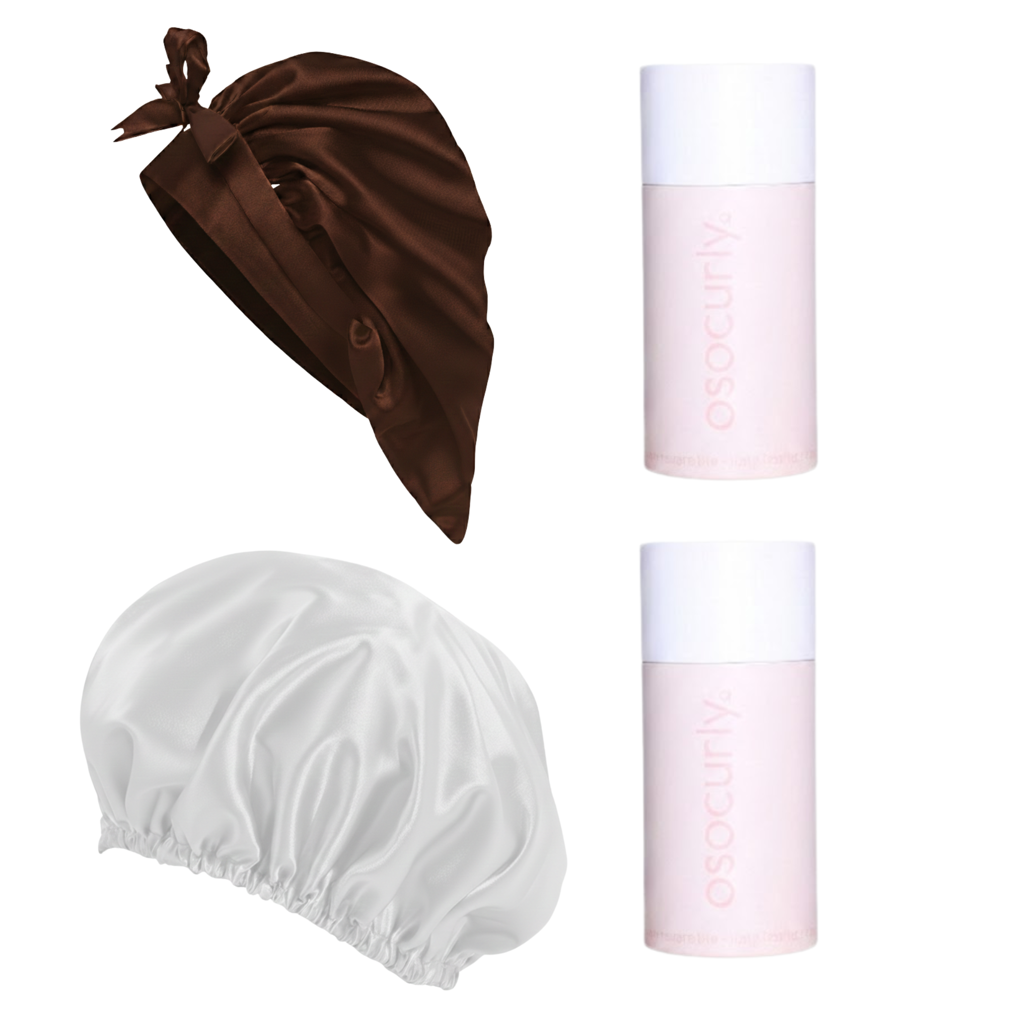Satin-Tie Bonnet & Reversible Bonnet Bundle