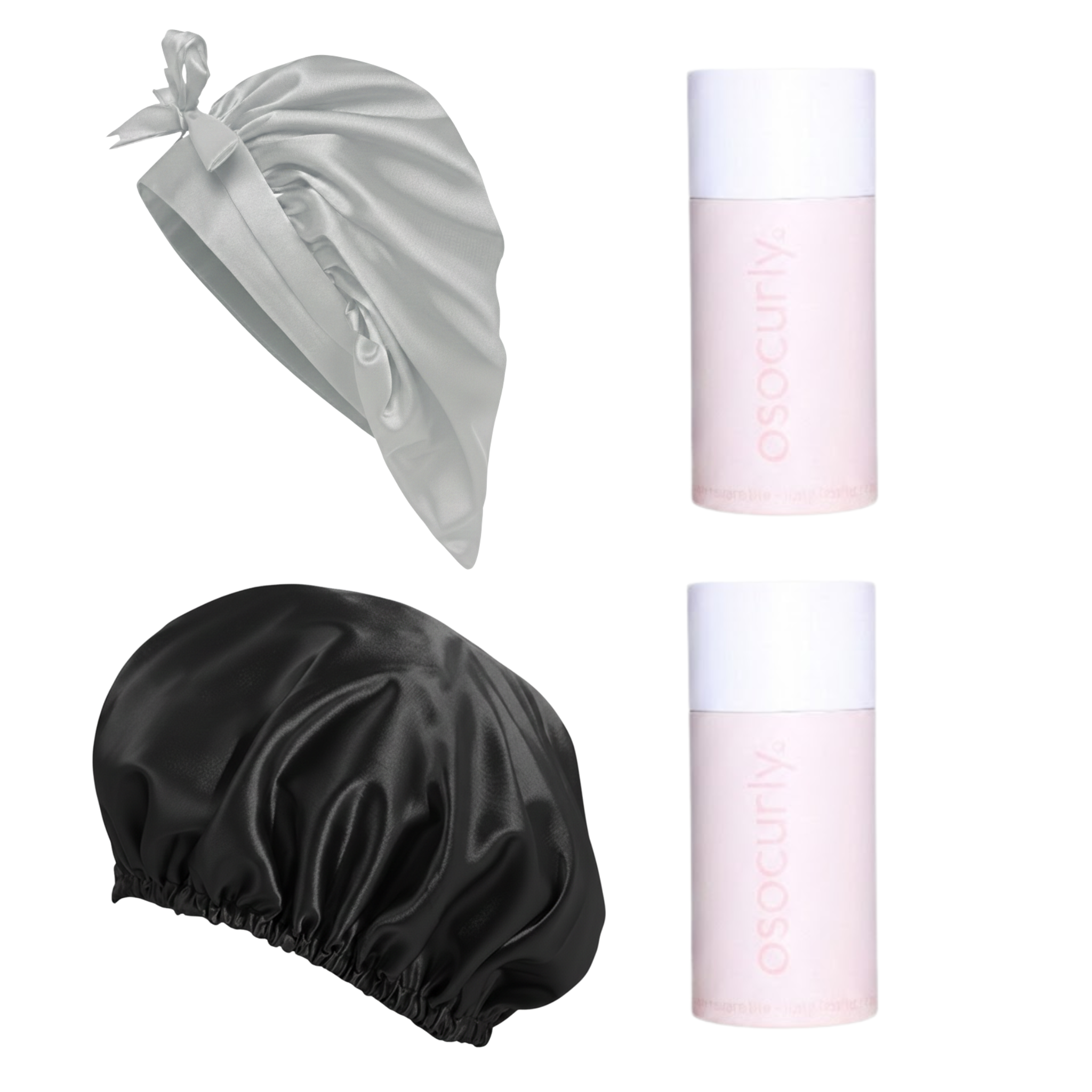 Satin-Tie Bonnet & Reversible Bonnet Bundle