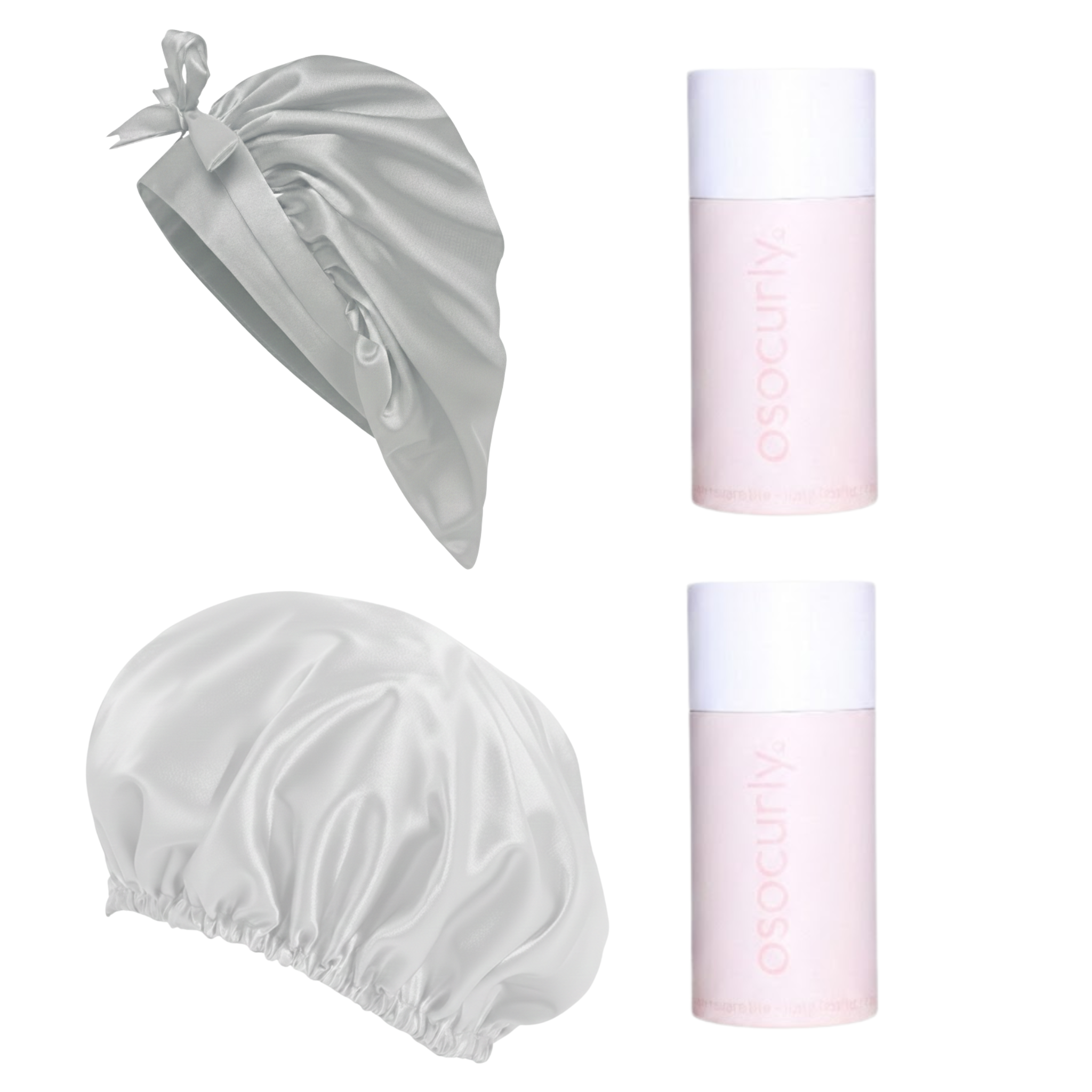 Satin-Tie Bonnet & Reversible Bonnet Bundle