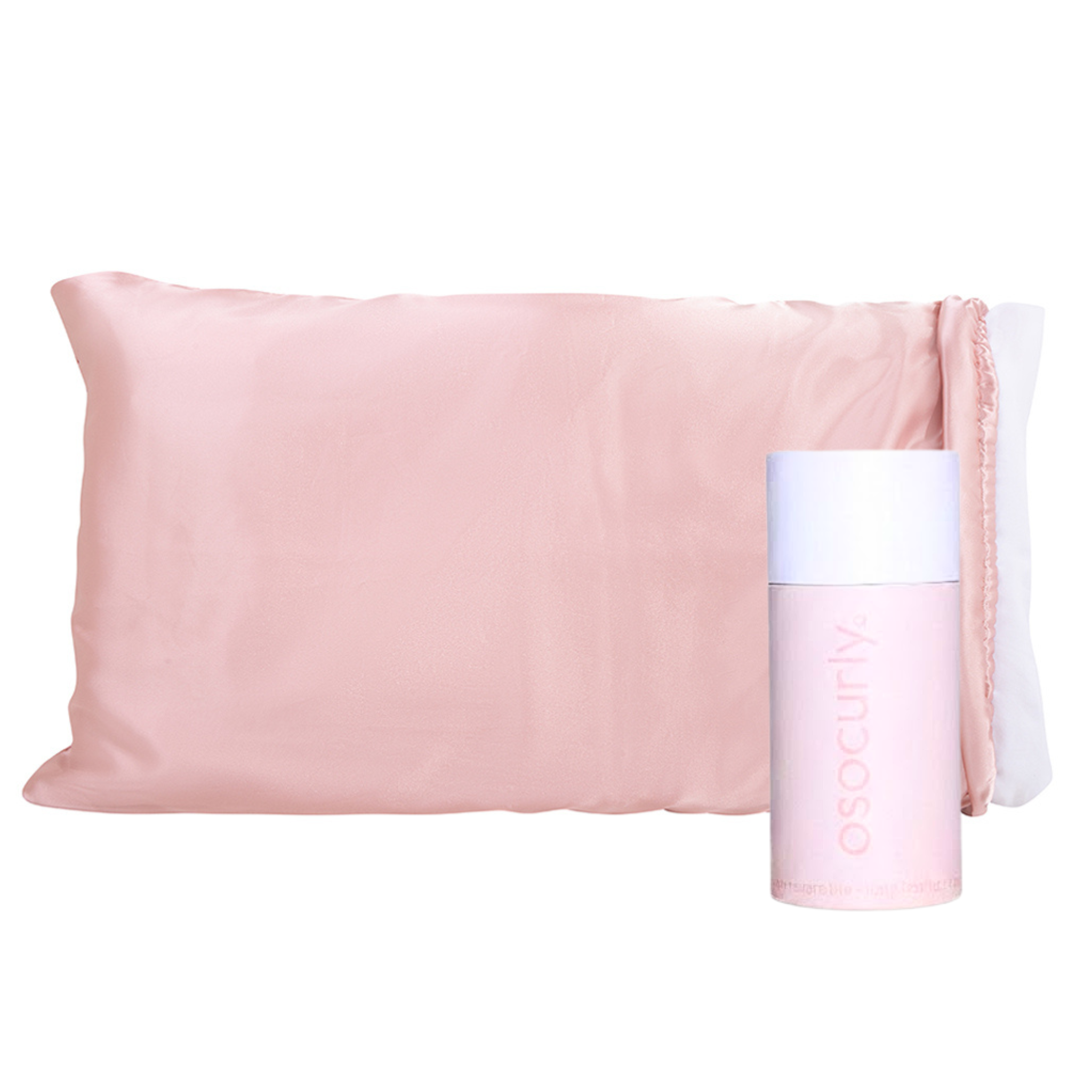 2-in-1 Satin Pillowcase Bonnet® for Curly Hair | Silky Soft Double Layered Satin