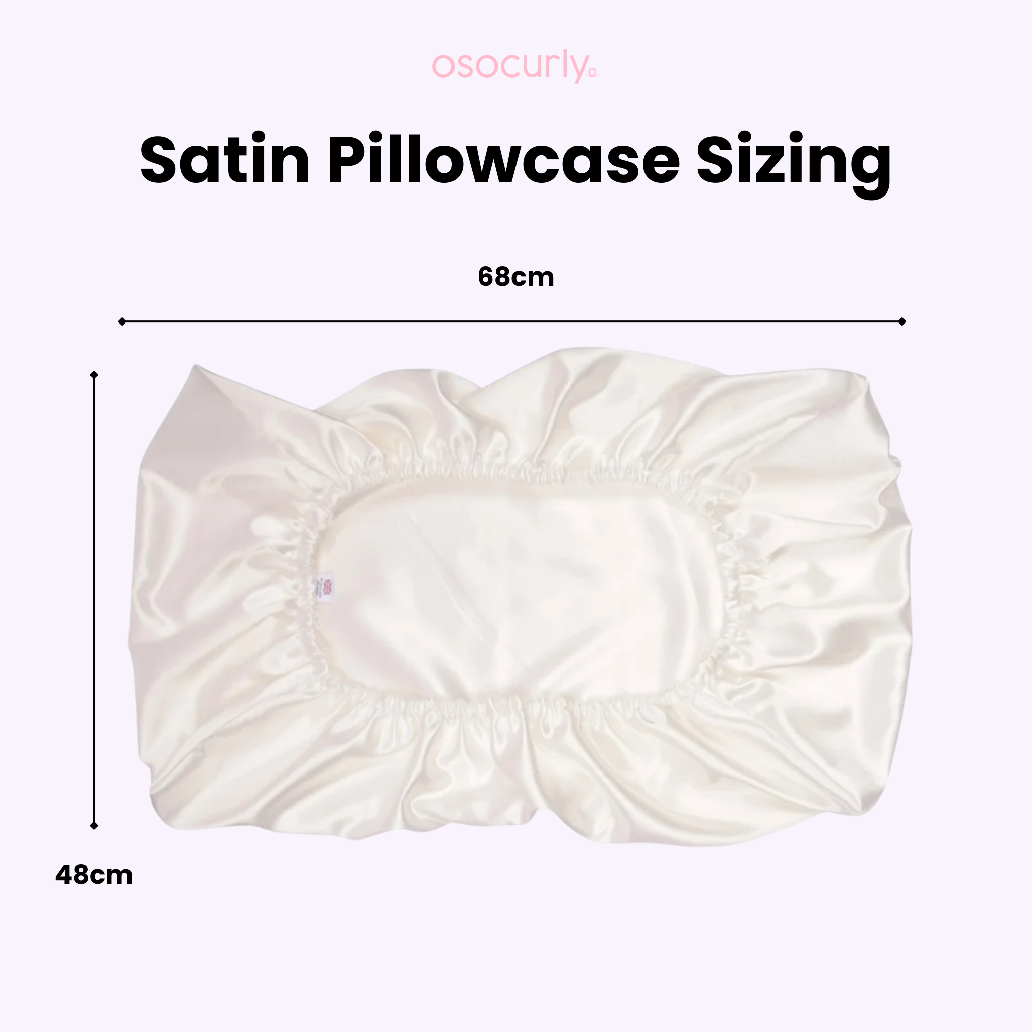 Reversible Satin Pillowcase for Curly Hair | Silky Soft Double Layered Satin