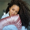 curly hair with osocurly satin pillowcase