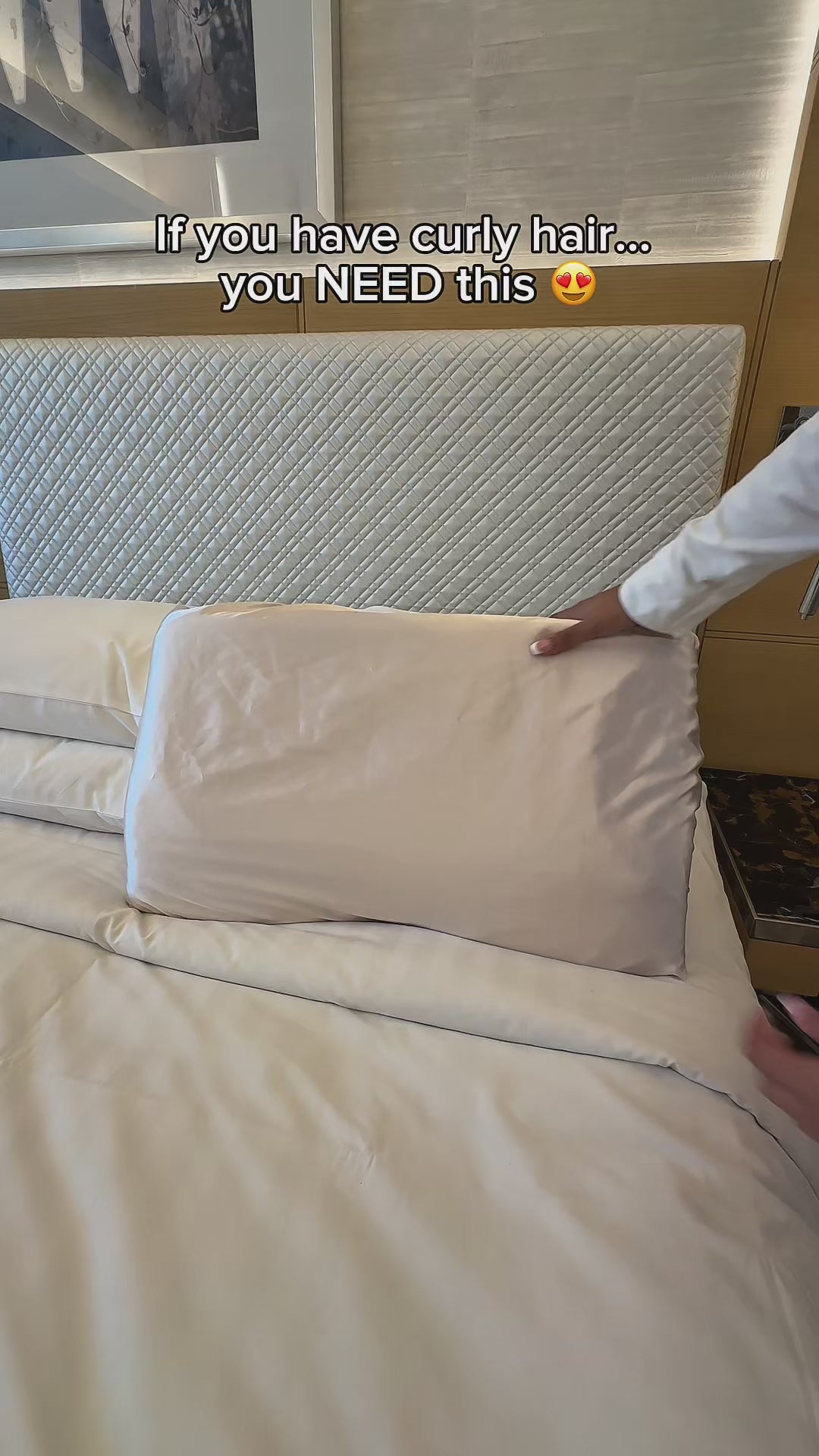 Reversible Satin Pillowcase for Curly Hair | Silky Soft Double Layered Satin