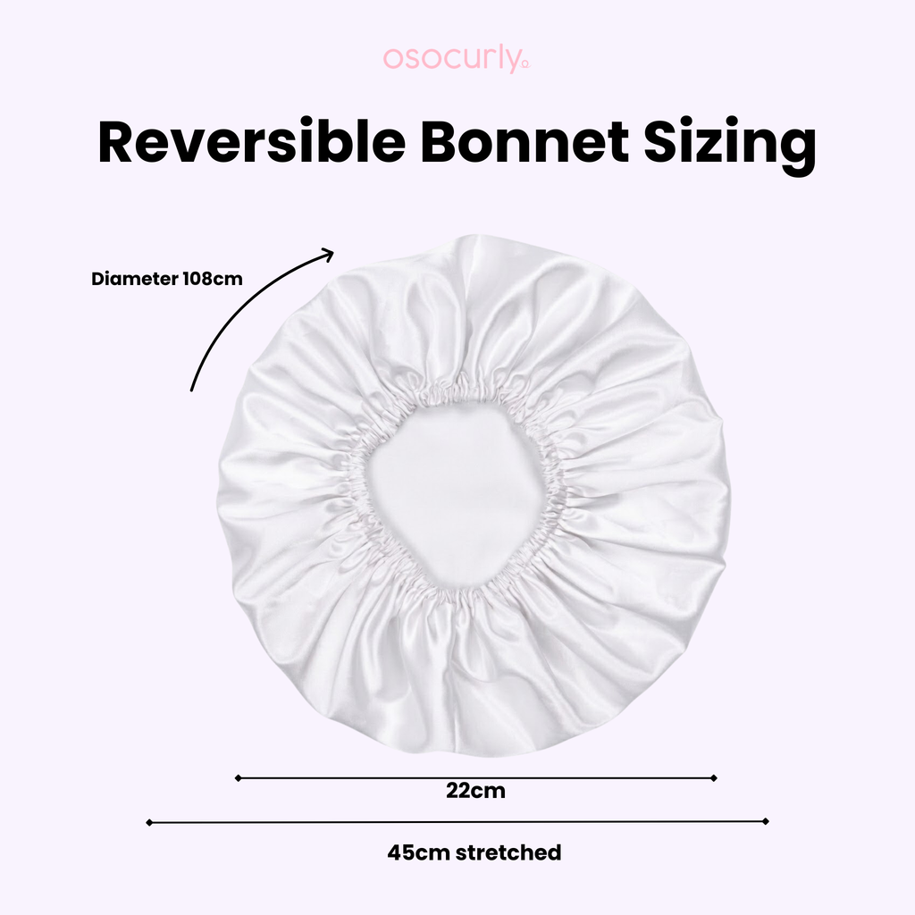 Reversible Satin Bonnet for Curly Hair | Silky Soft Double Layered Satin