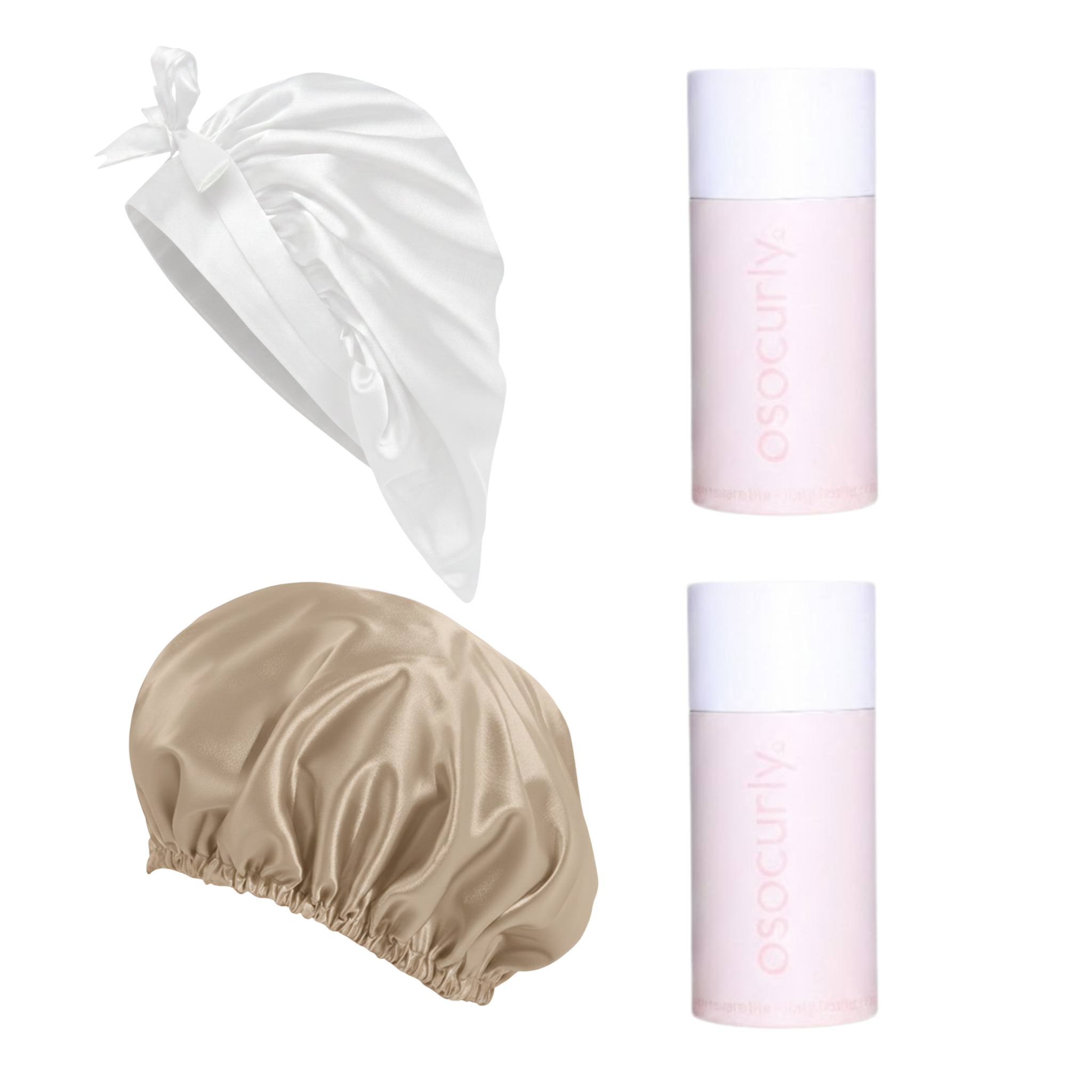 Satin-Tie Bonnet & Reversible Bonnet Bundle