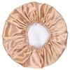 Load image into Gallery viewer, gold white satin bonnet